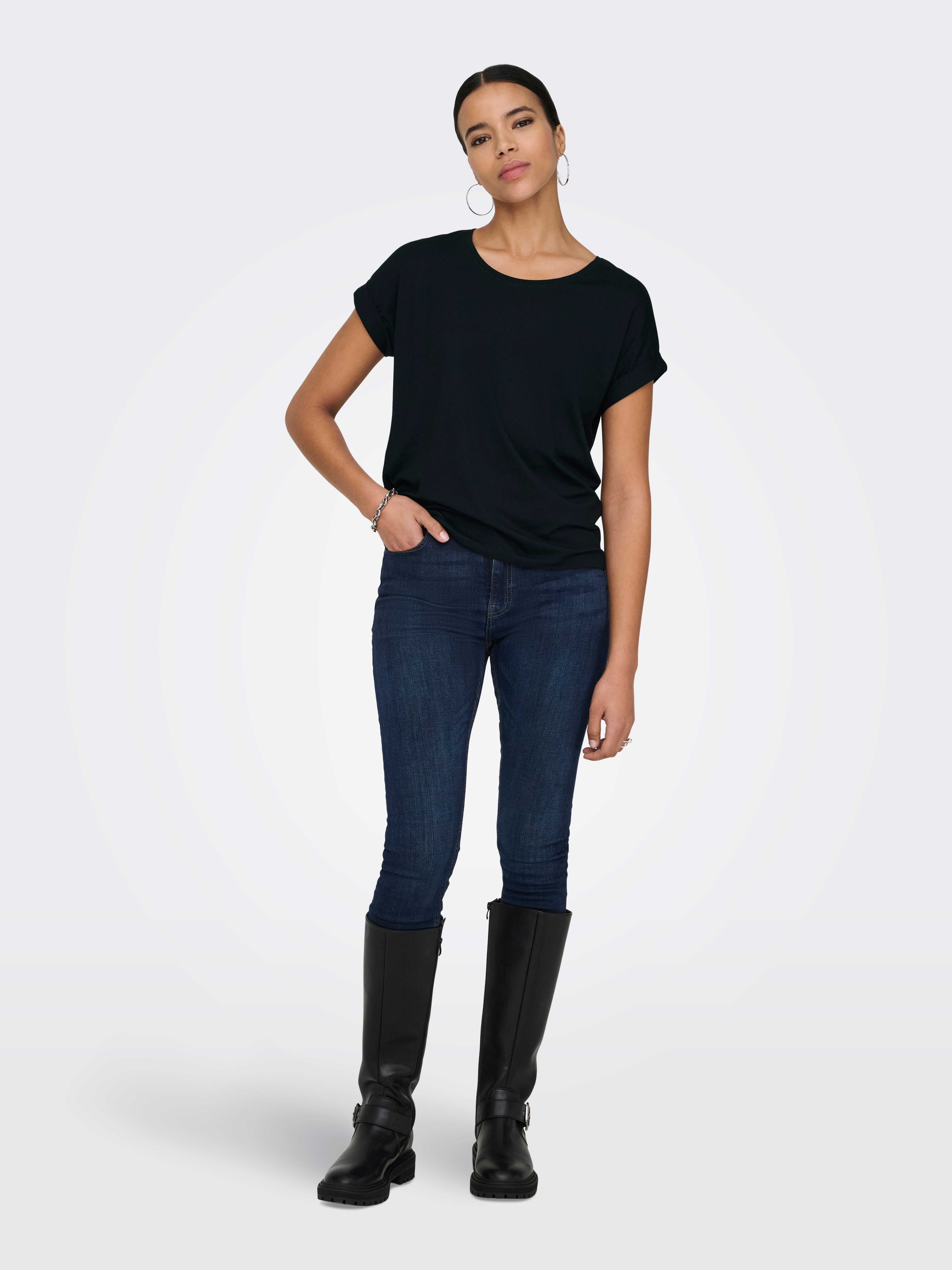 ONLMOSTER Top Black