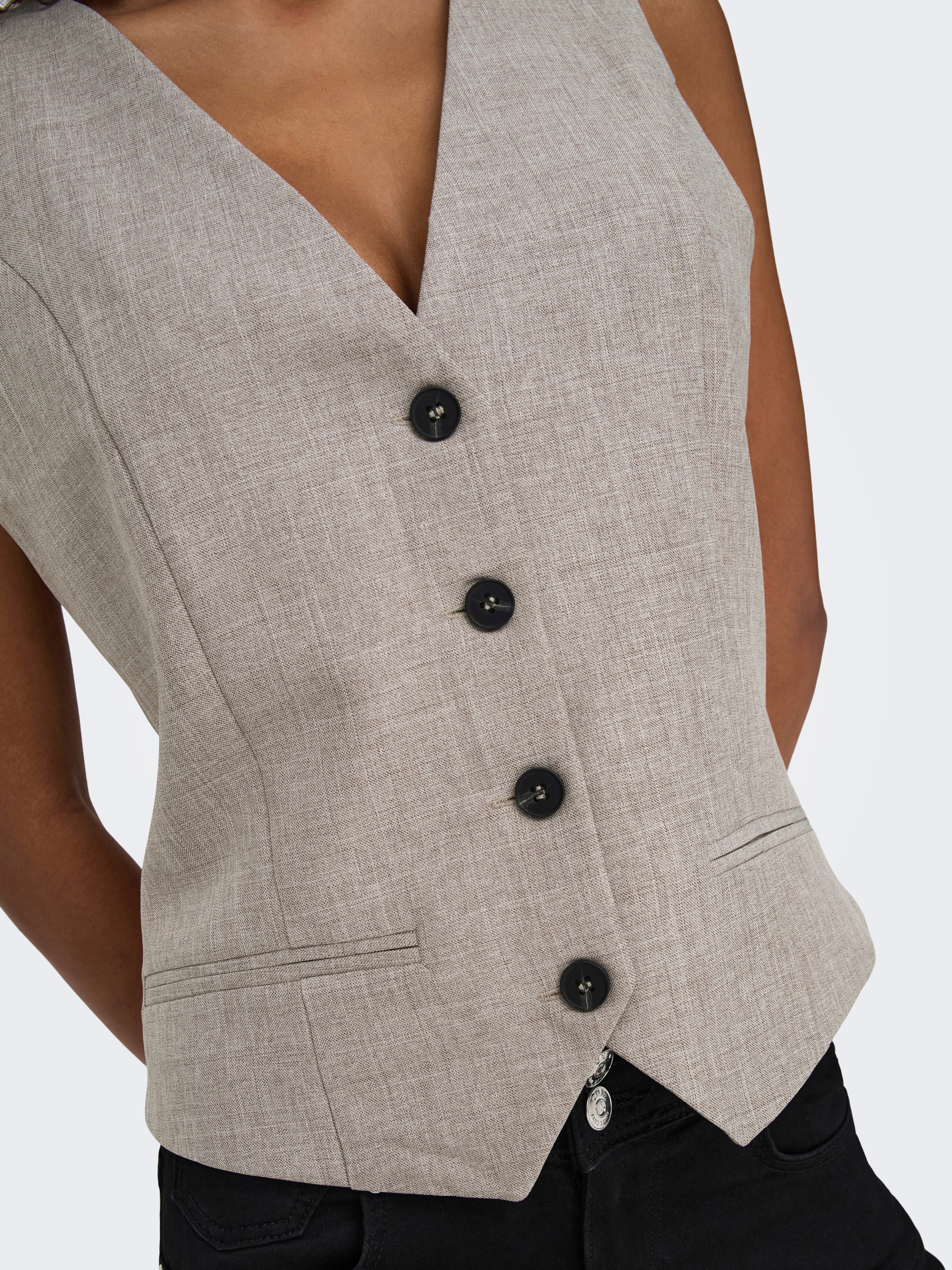 ONLLINDA Tailored Waistcoat Fungi