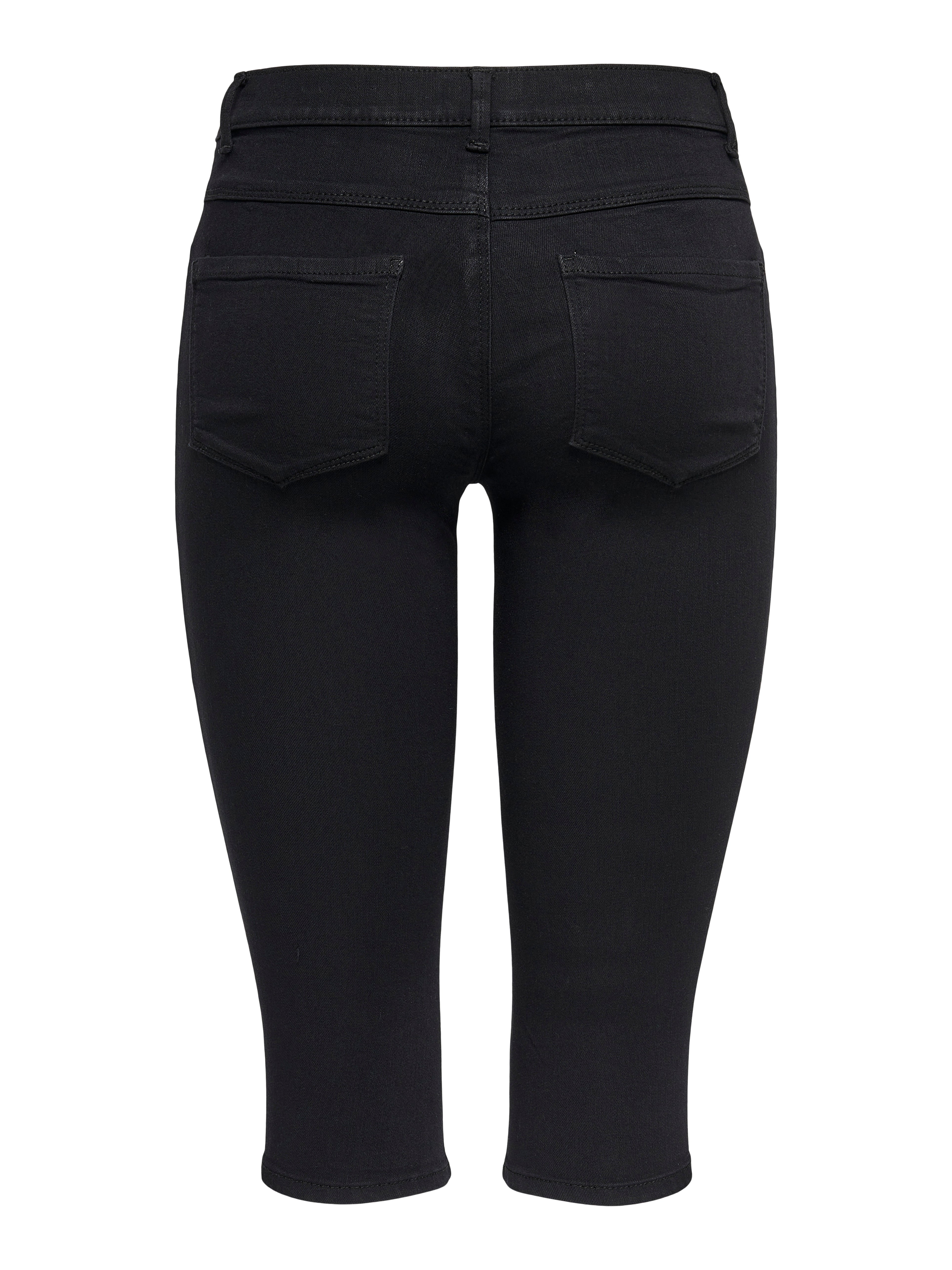 ONLRAIN Regular waist Skinny Fit Shorts Black
