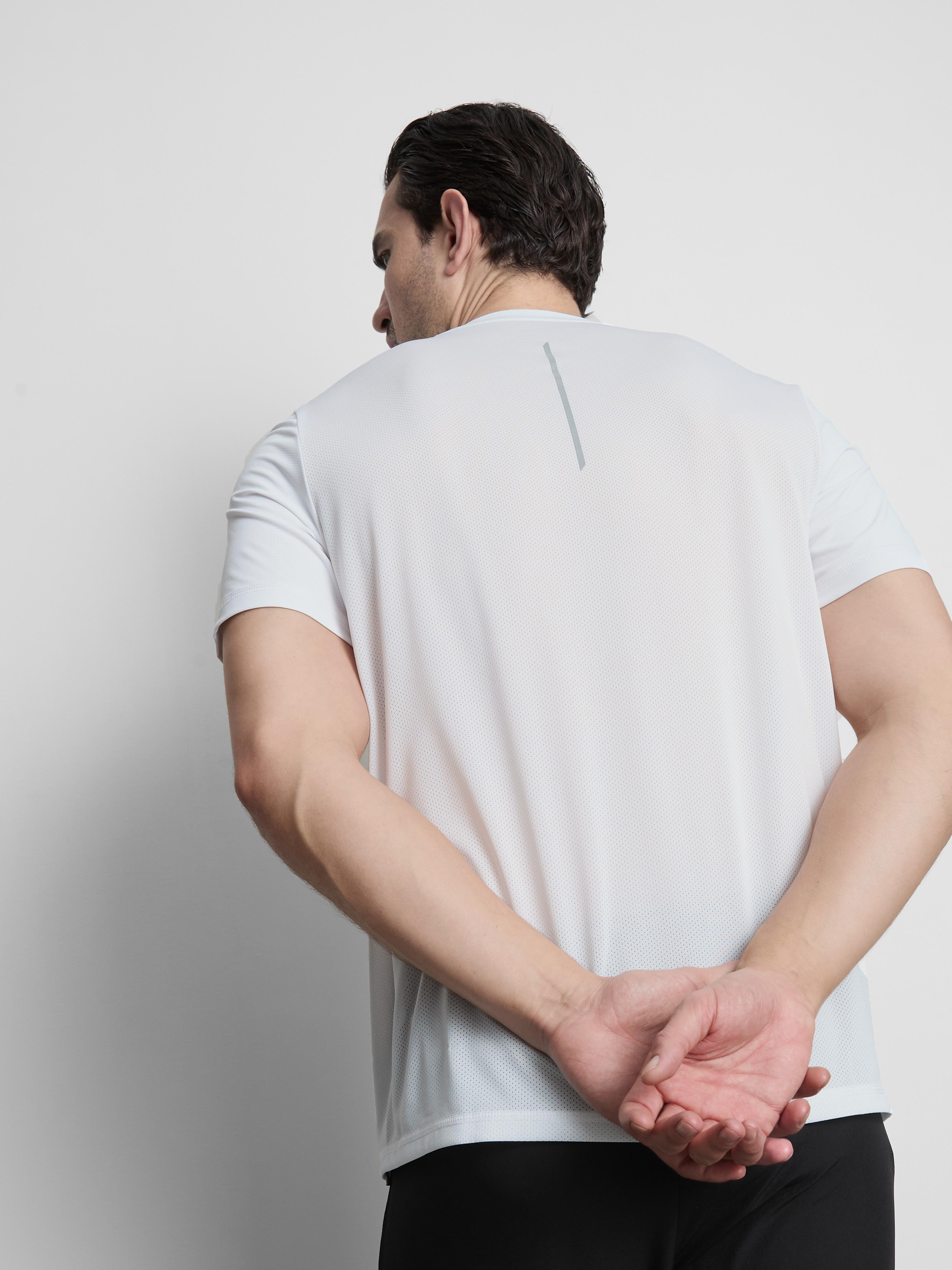 Short Sleeve Gym T-Shirt - White