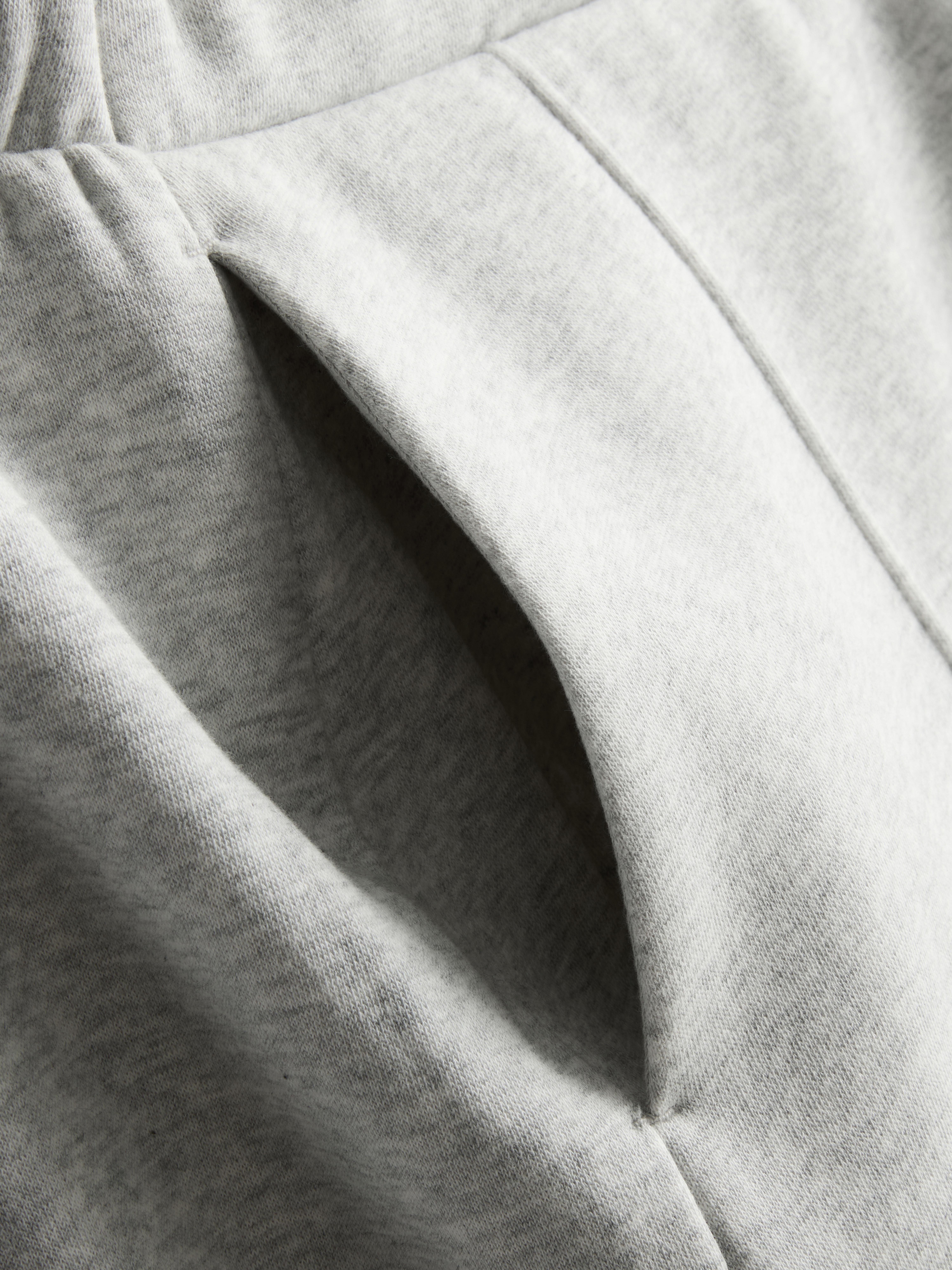Cotton Rich Straight Leg Sweatpants - Gray