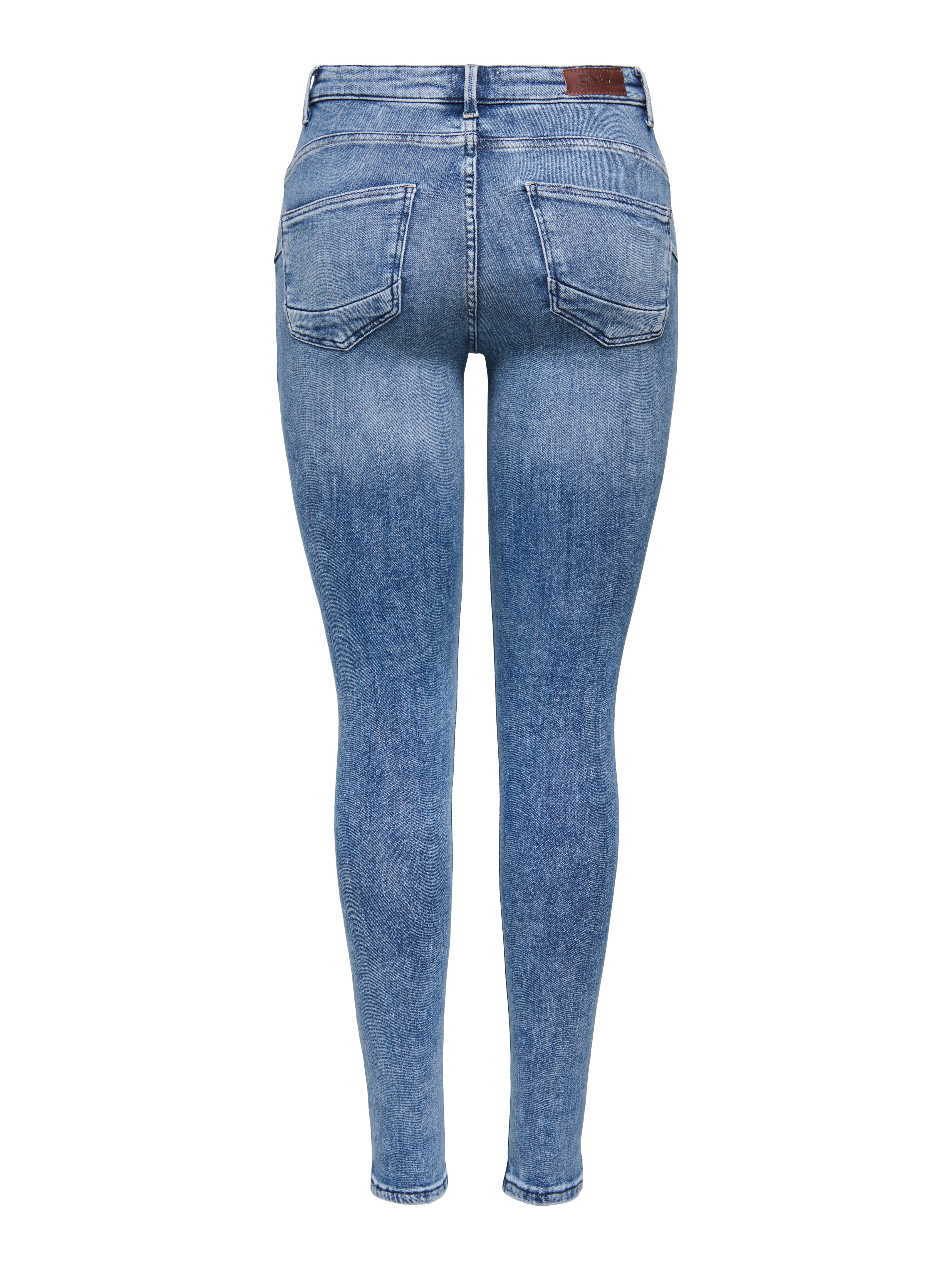 ONLPOWER Mid waist Skinny Fit Jeans Light Blue Denim