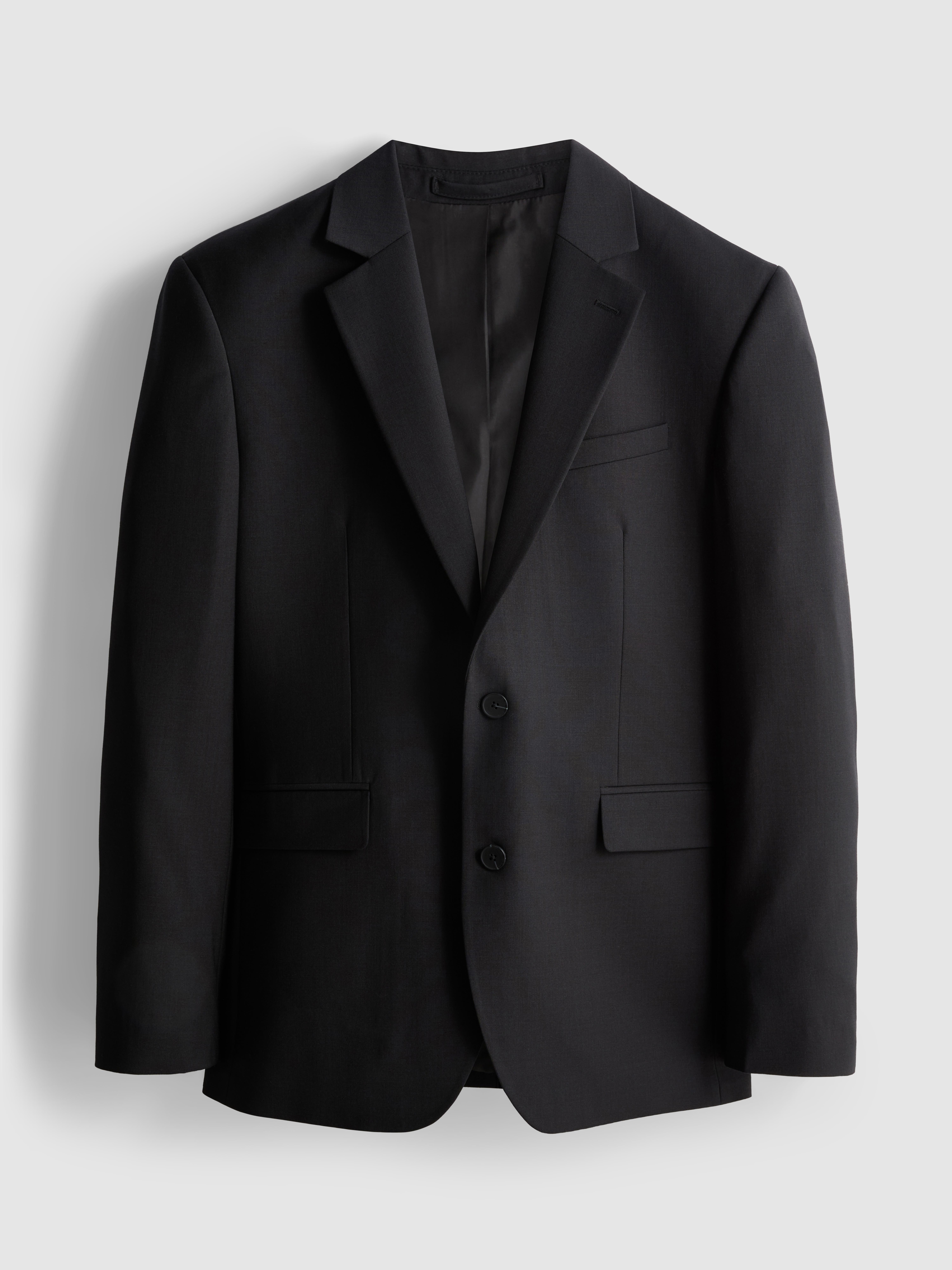 Regular Fit Suit Jacket - Black