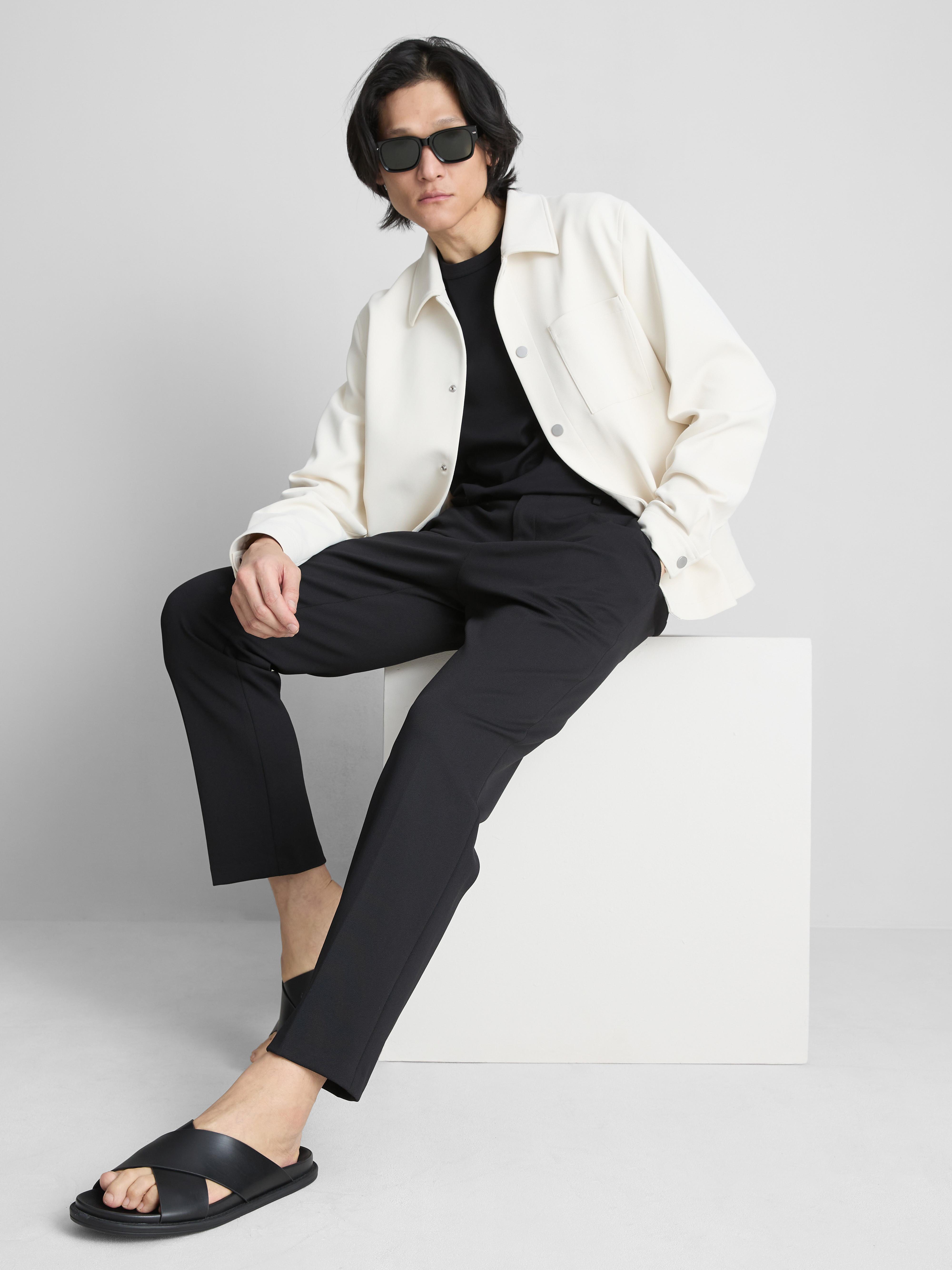 The Edit Regular Fit Pants - Black