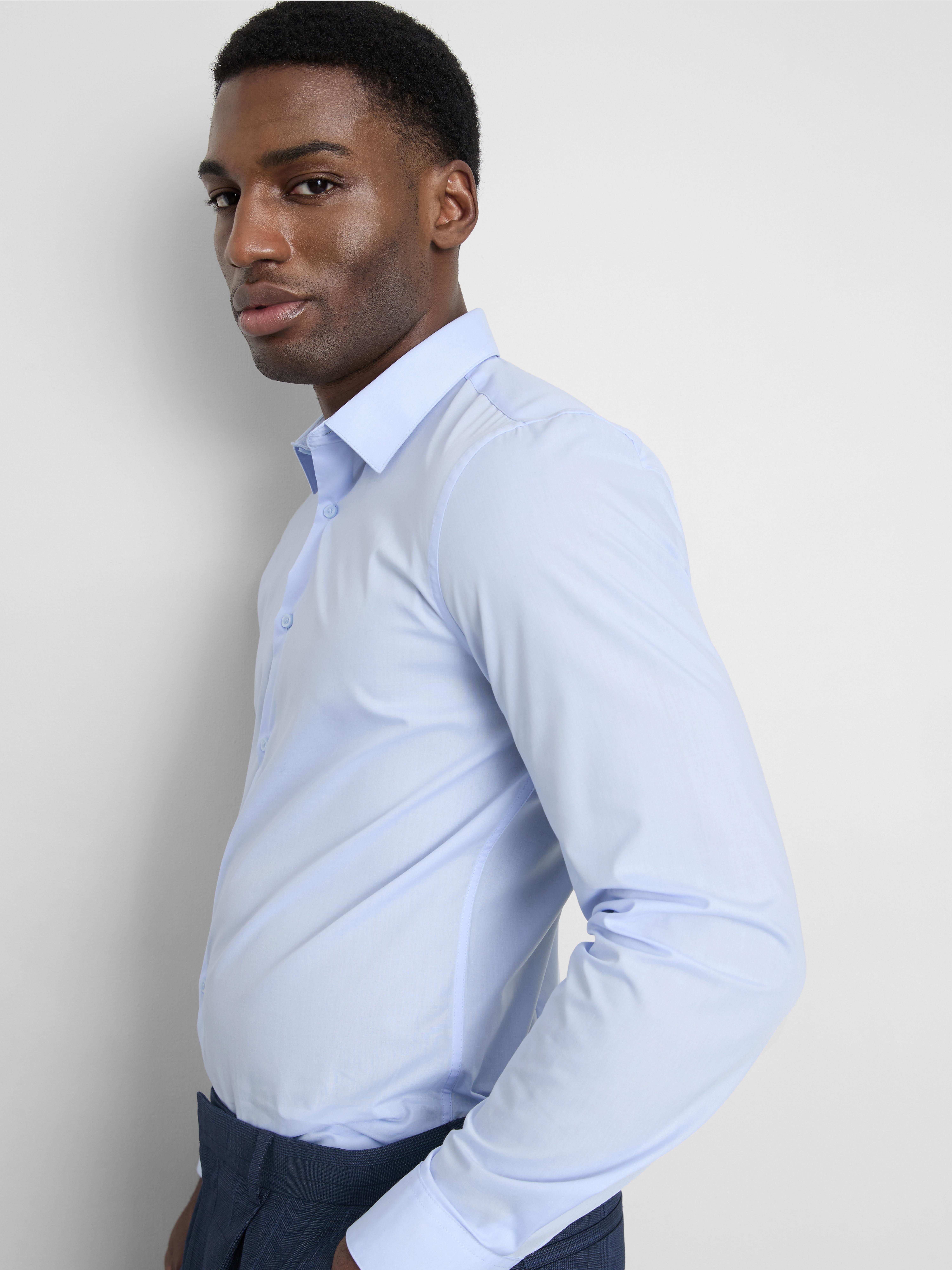 Slim-Fit Formal Shirt - Blue