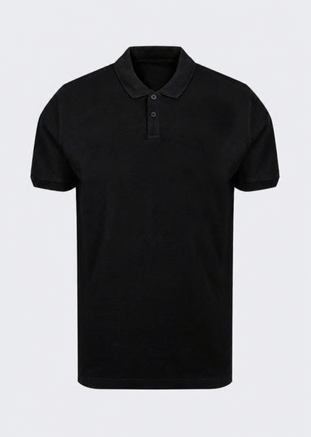 Black Essential  Polo Shirt