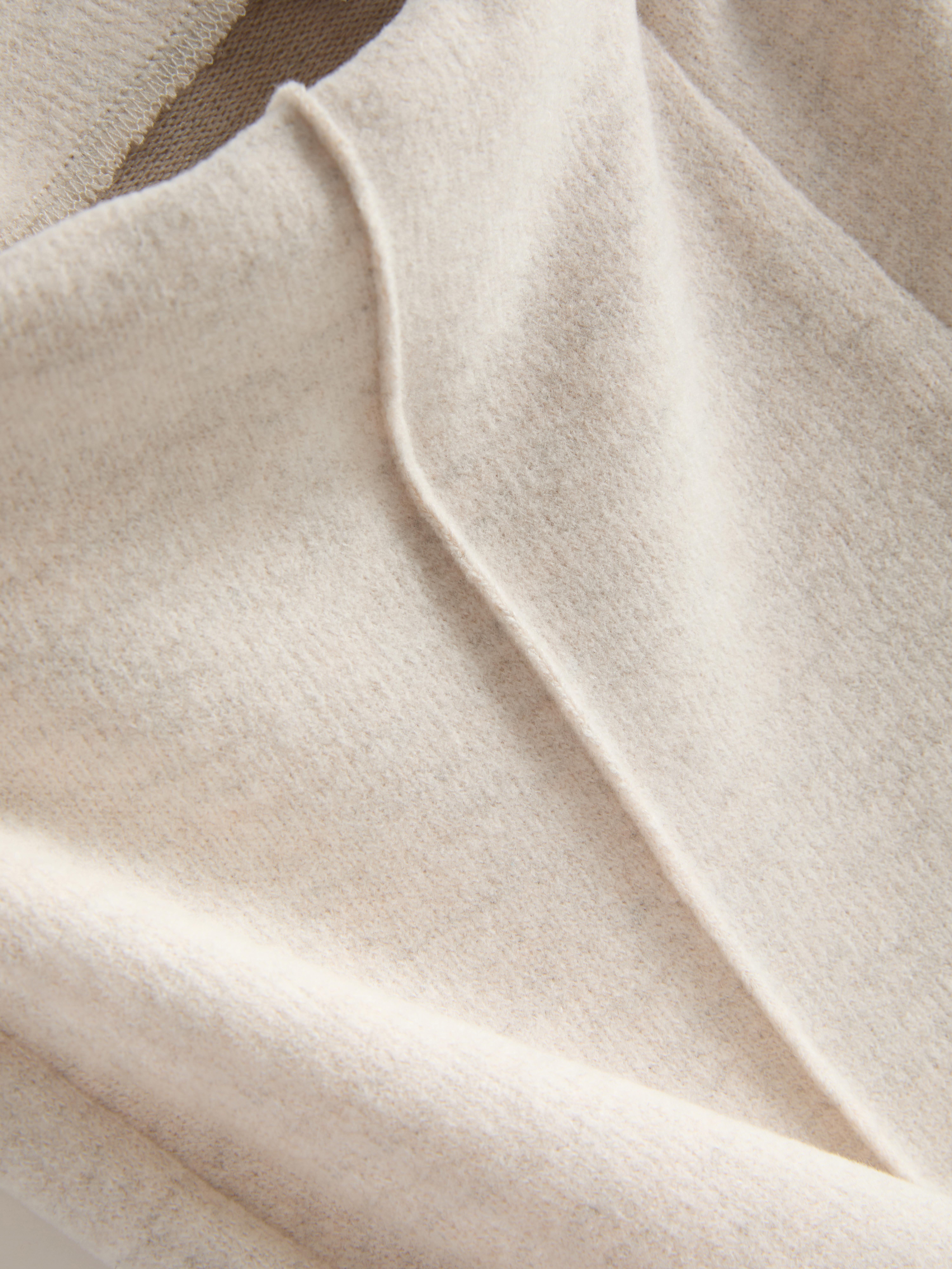 Cozy Wide Leg Sweatpants - Oatmeal