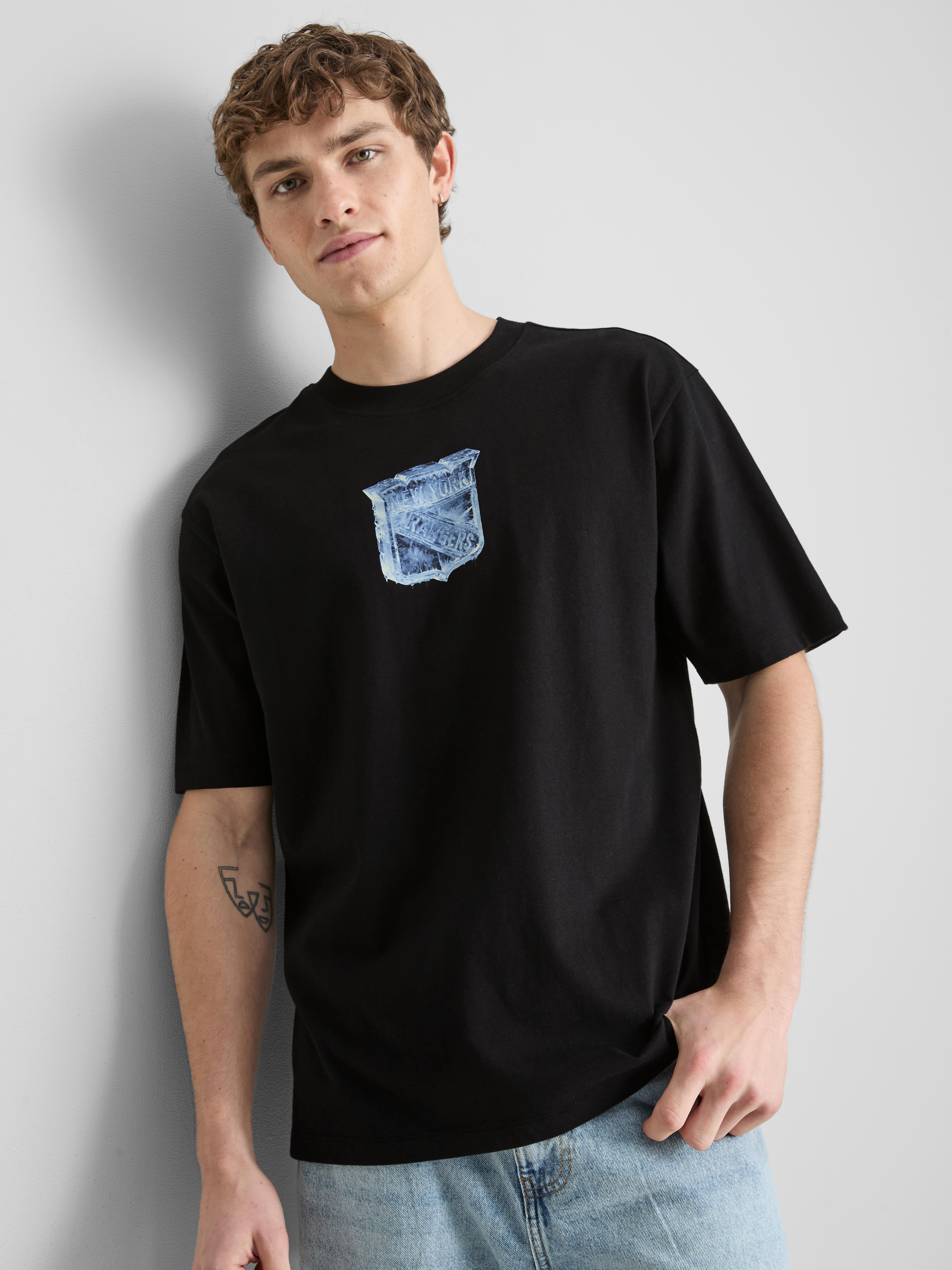 NHL New York Rangers Graphic T-Shirt - Black