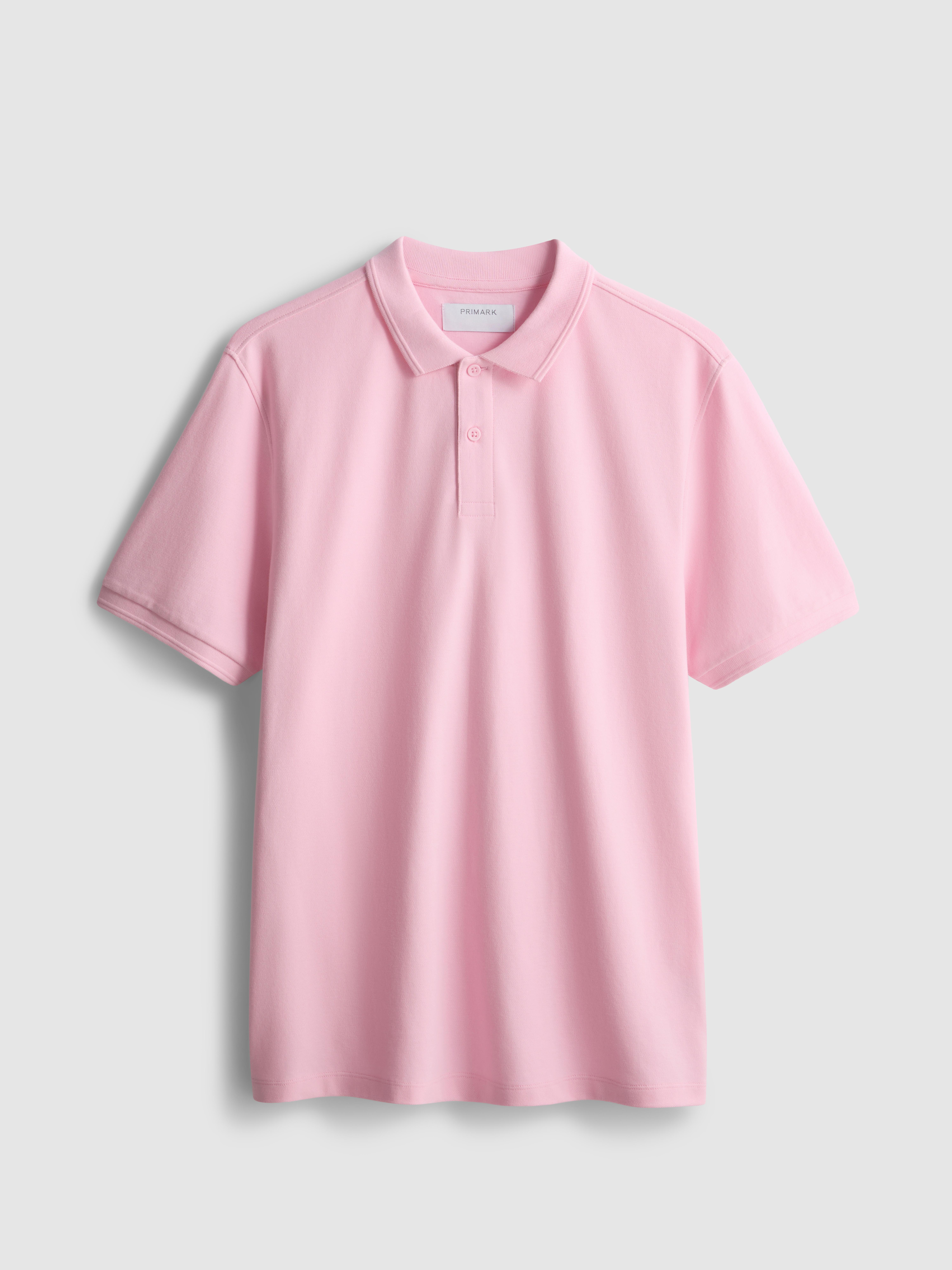 Short-Sleeve Polo Shirt - Pink