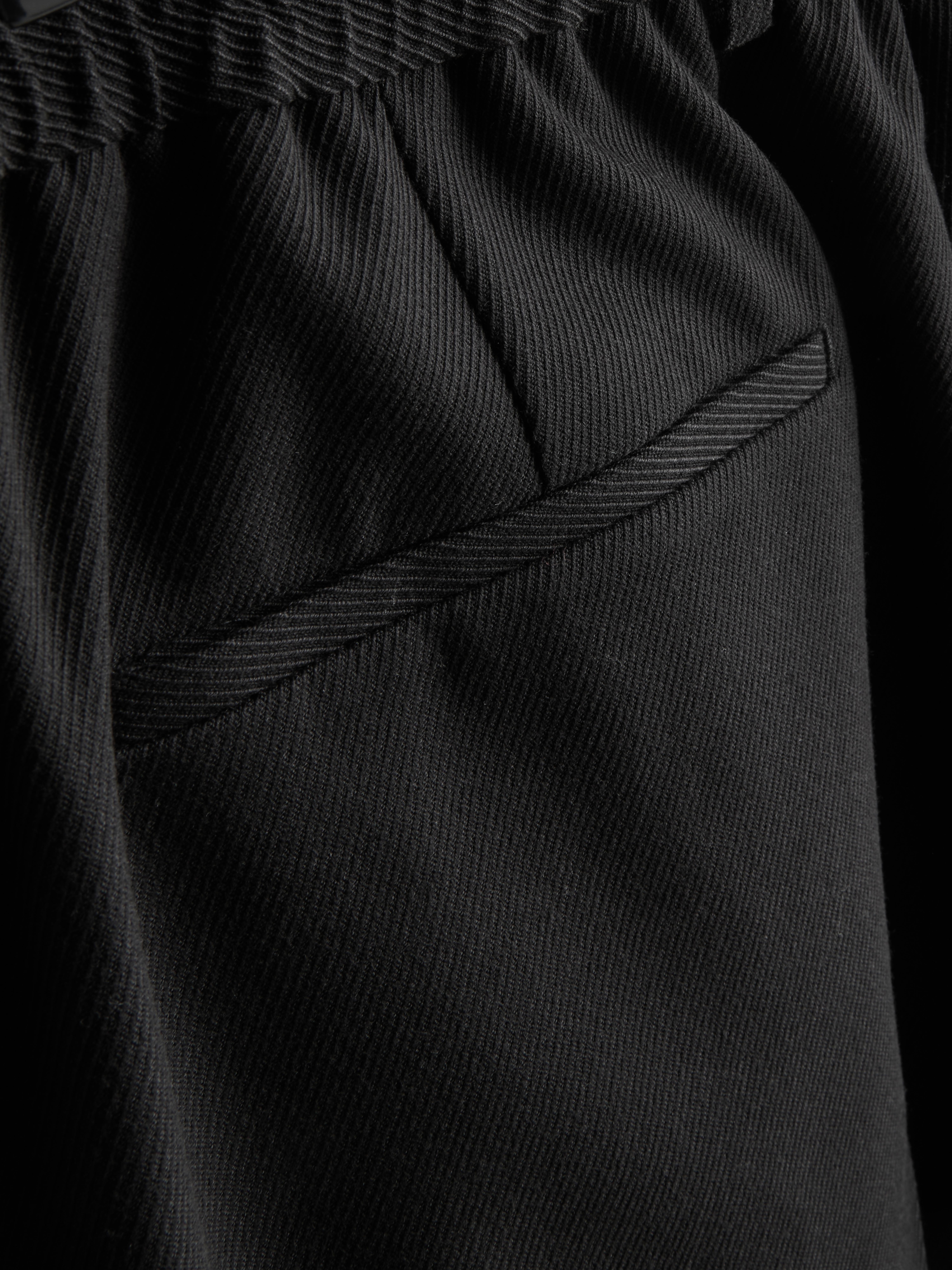 The Edit Twill Pants - Black