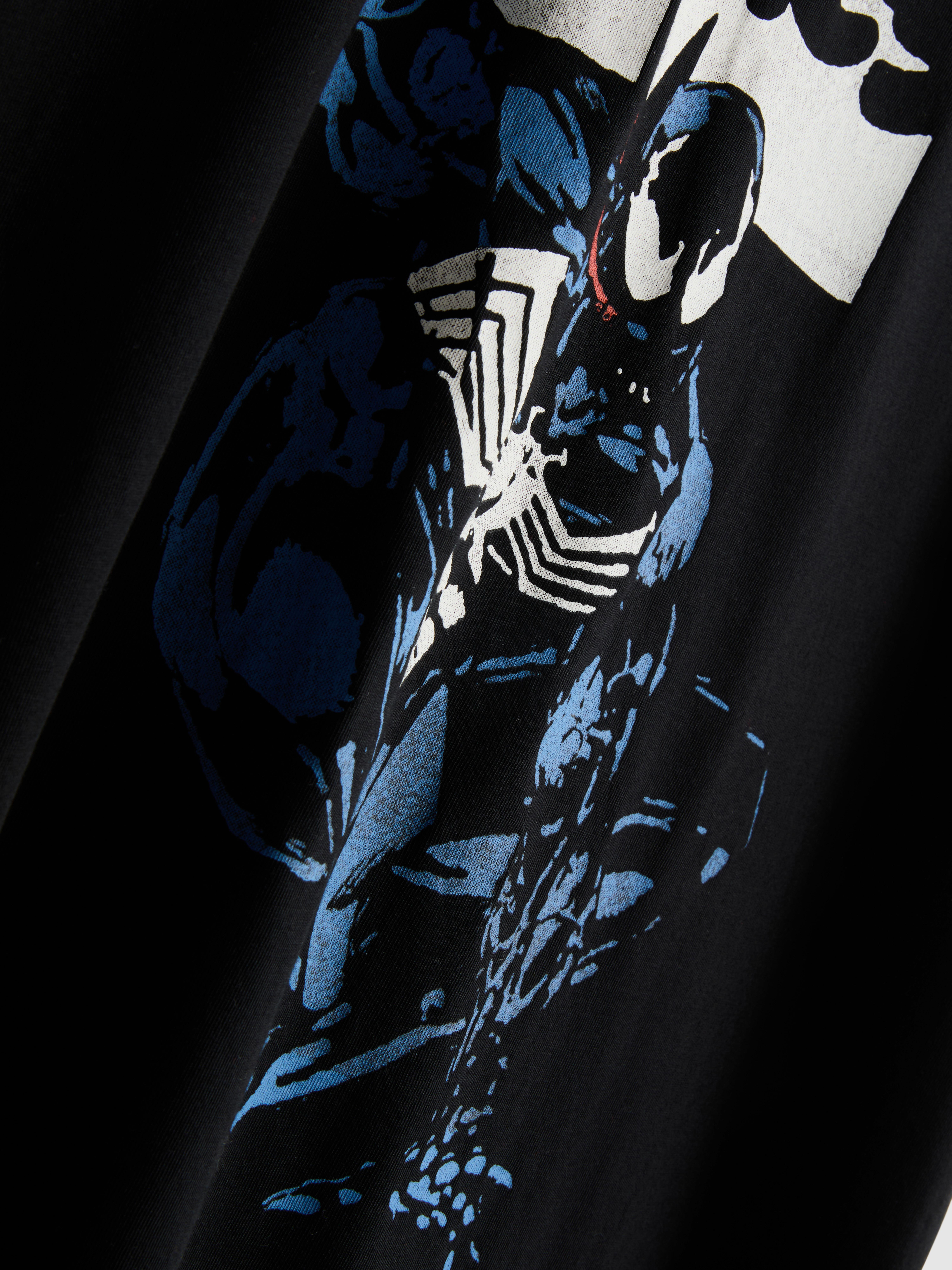 MARVEL Pure Cotton Venom Graphic T-Shirt - Black