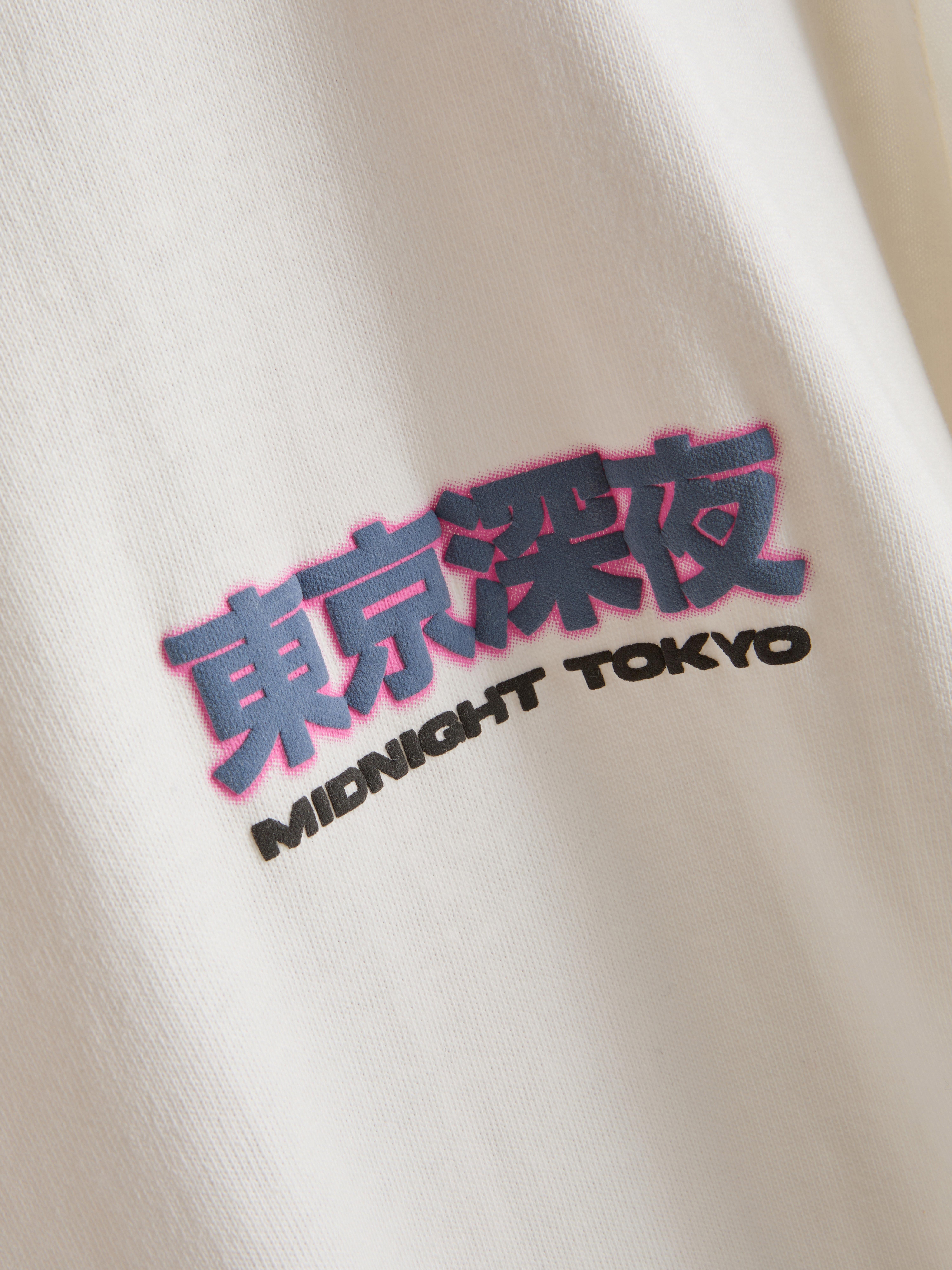 Midnight Tokyo Graphic T-Shirt - White