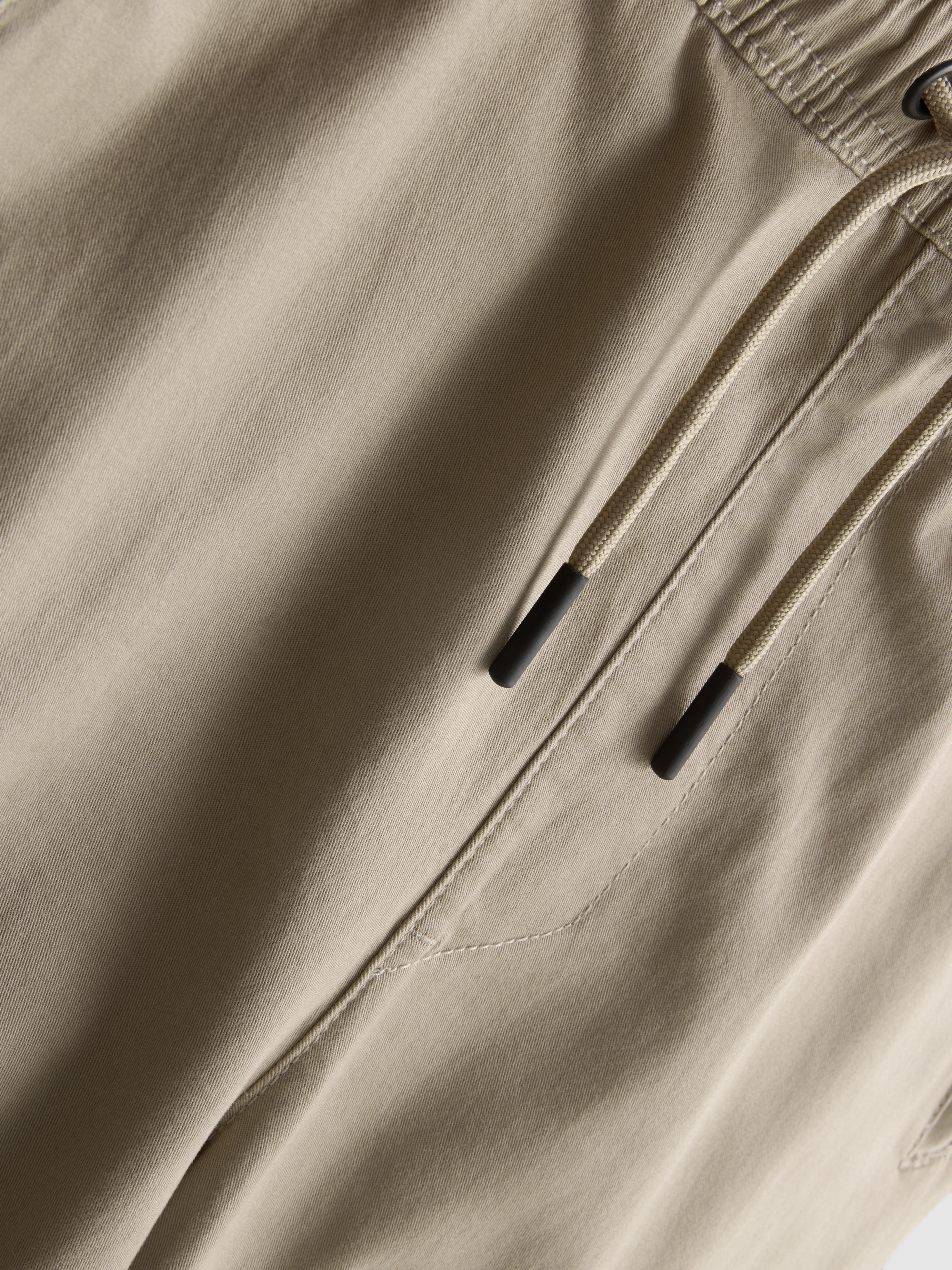 Cuffed Cargo Joggers - Stone
