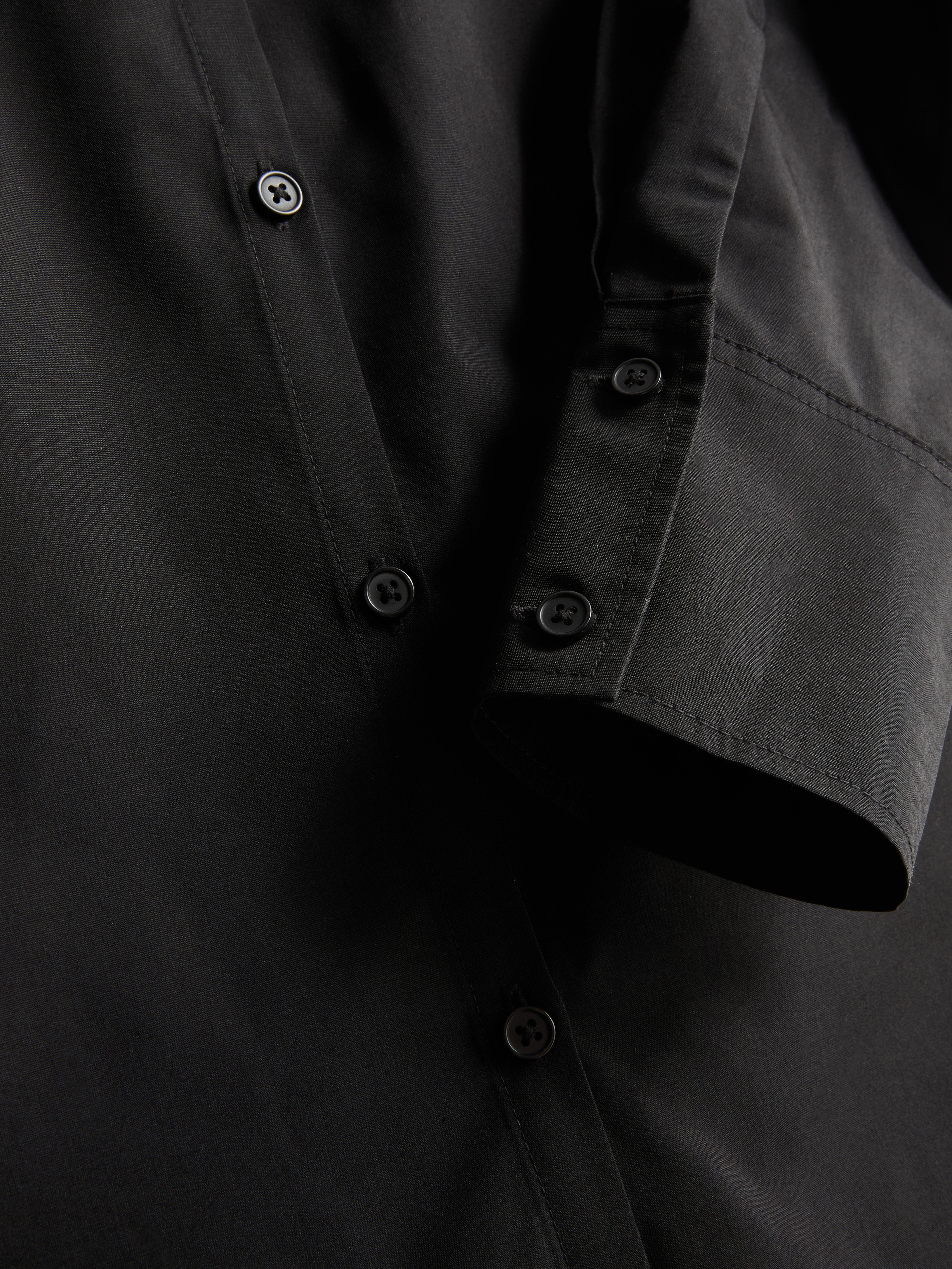Long Sleeve Workwear Shirt - Black