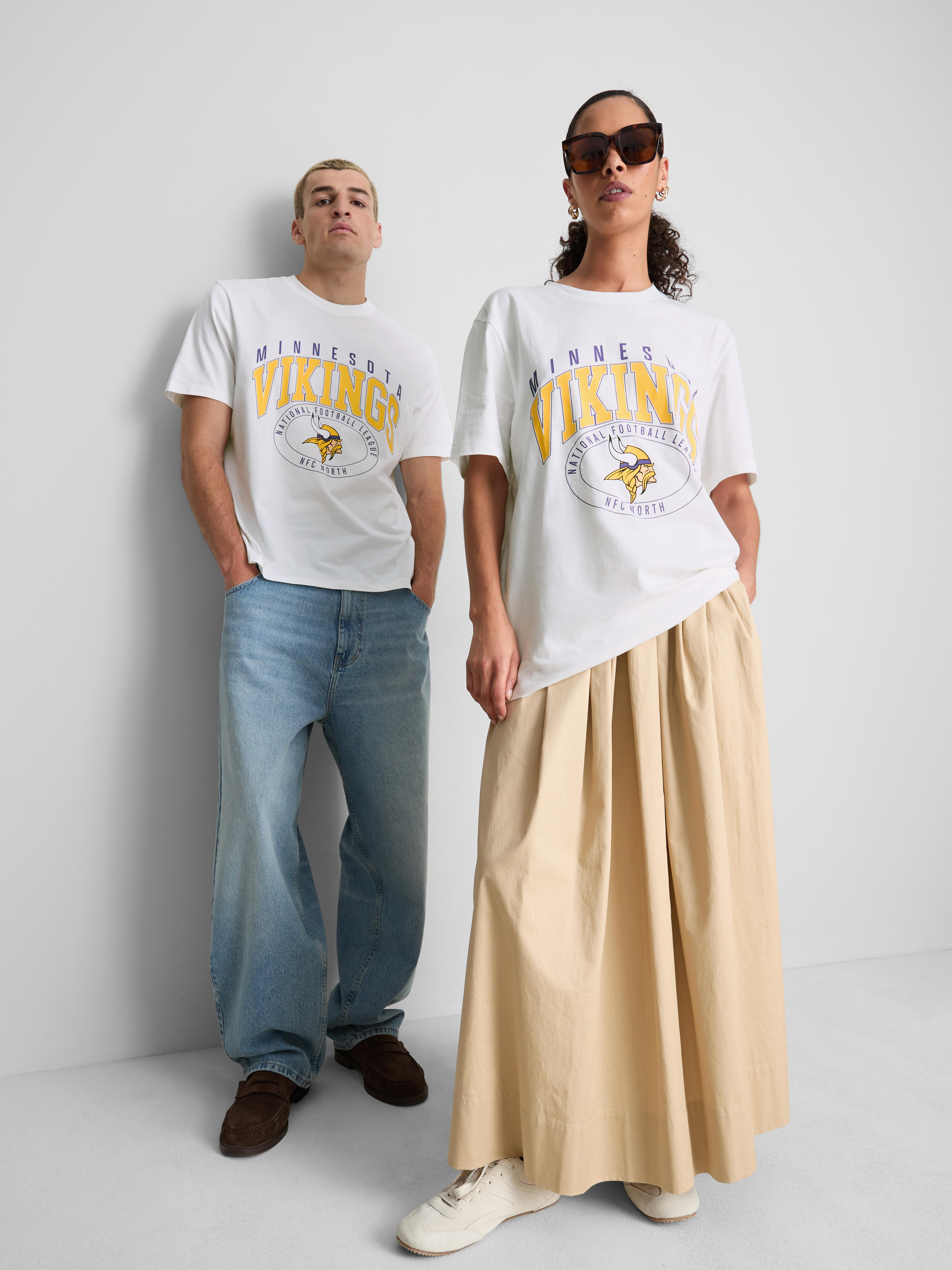 NFL Minnesota Vikings Graphic T-Shirt - Ivory