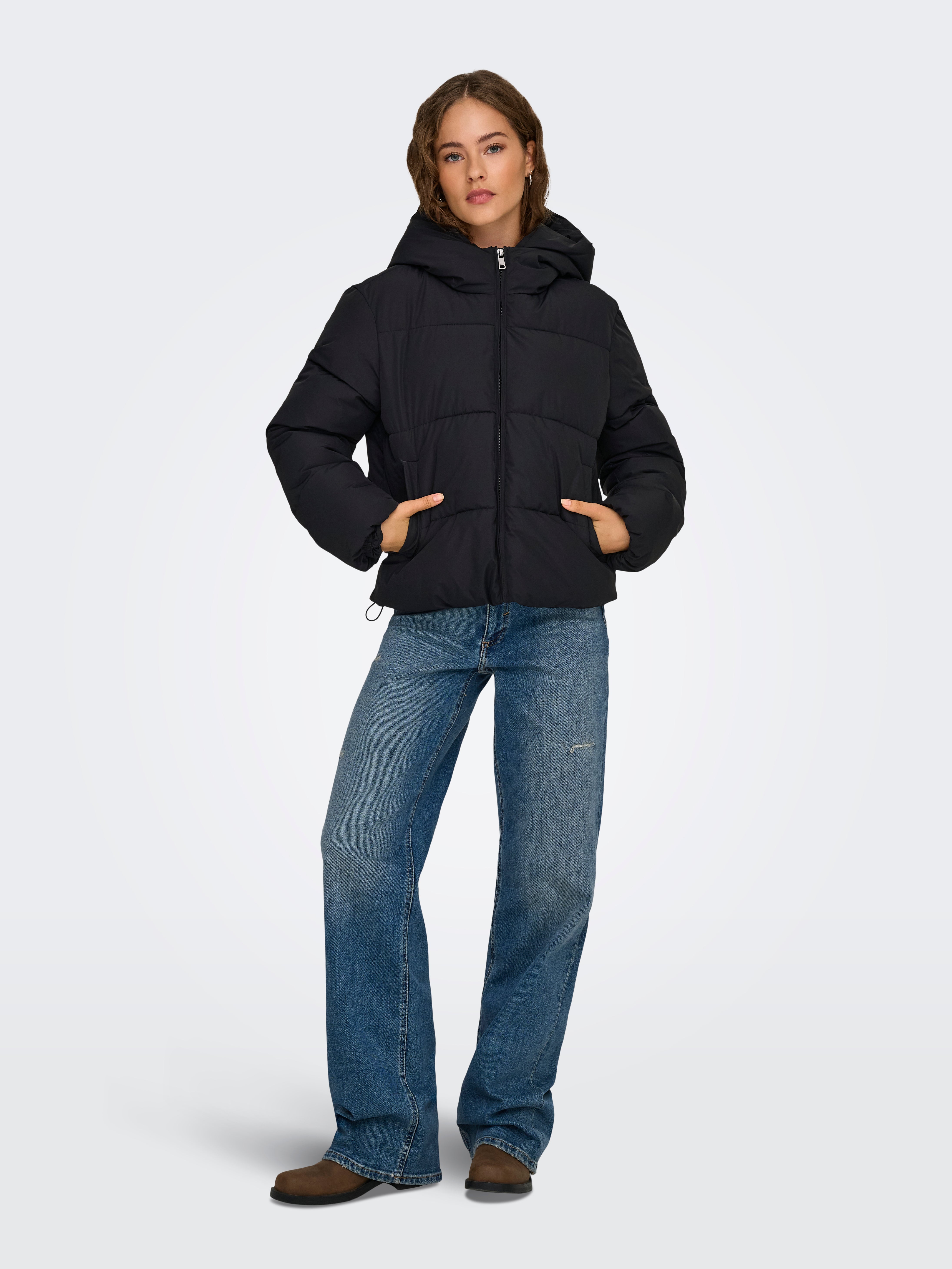 ONLJUTA Puffer jacket Black