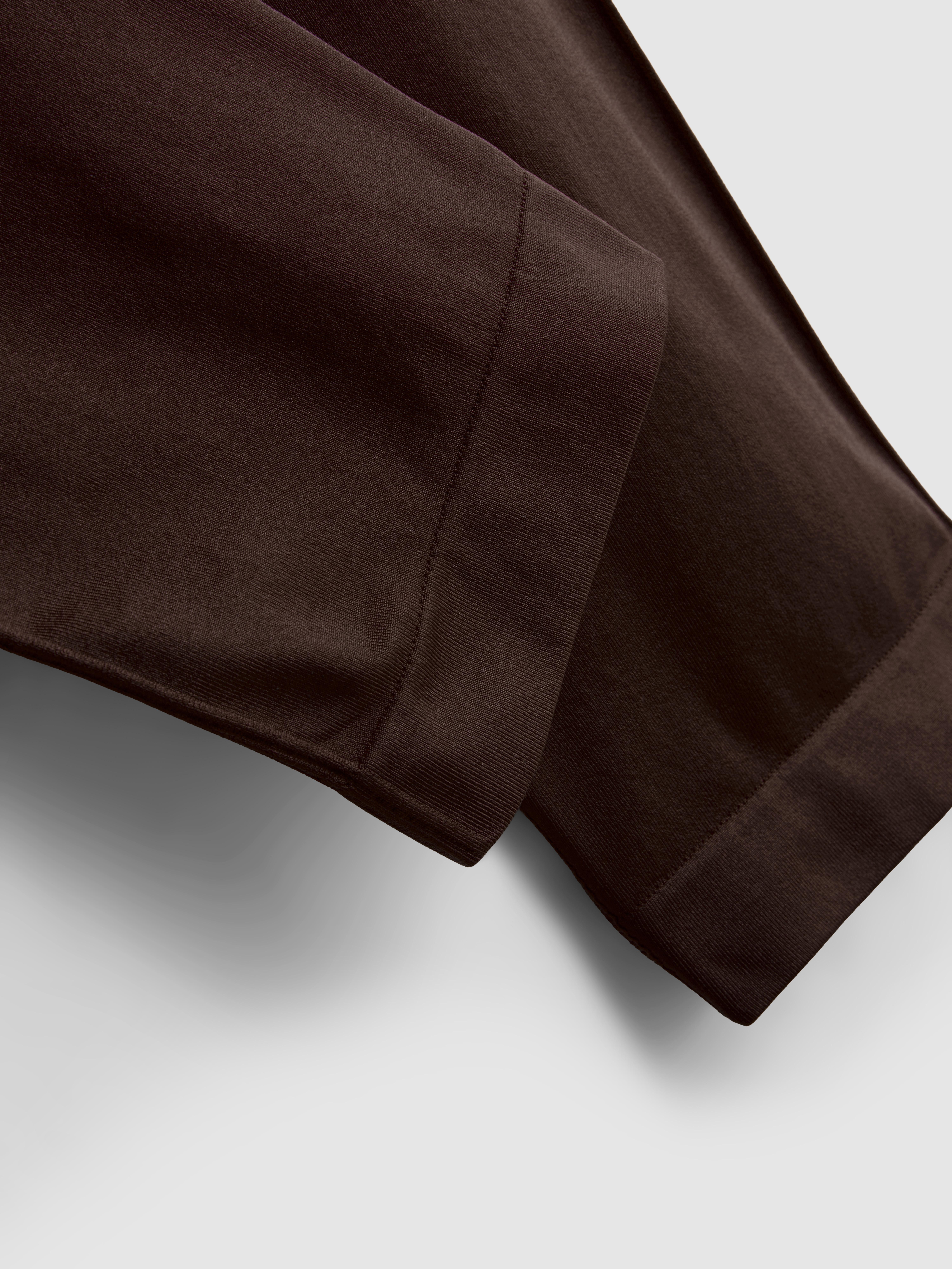 Seamless High-Waisted Active Leggings - Chocolate