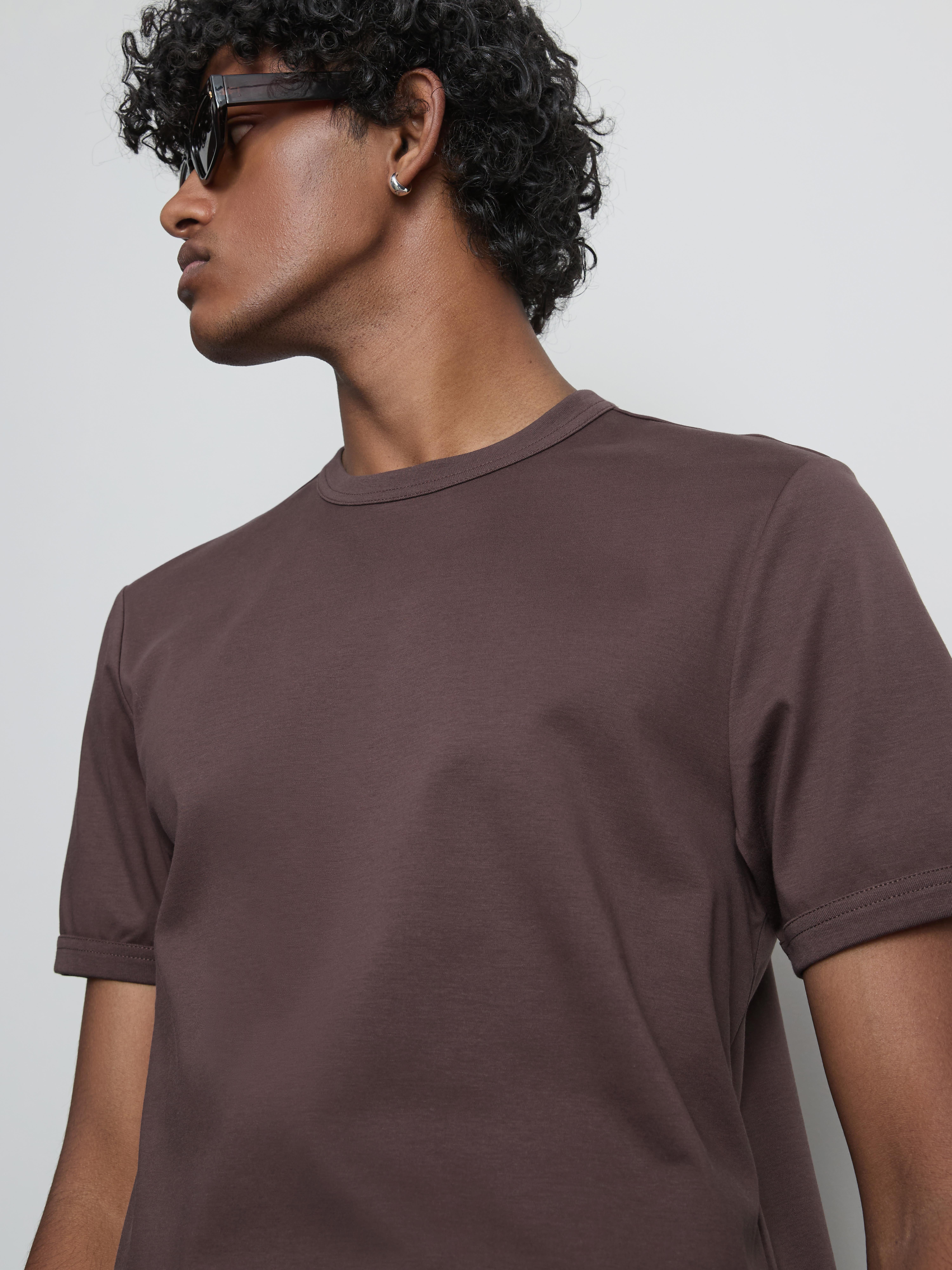 The Edit Slim-Fit Cotton T-Shirt - Light Purple