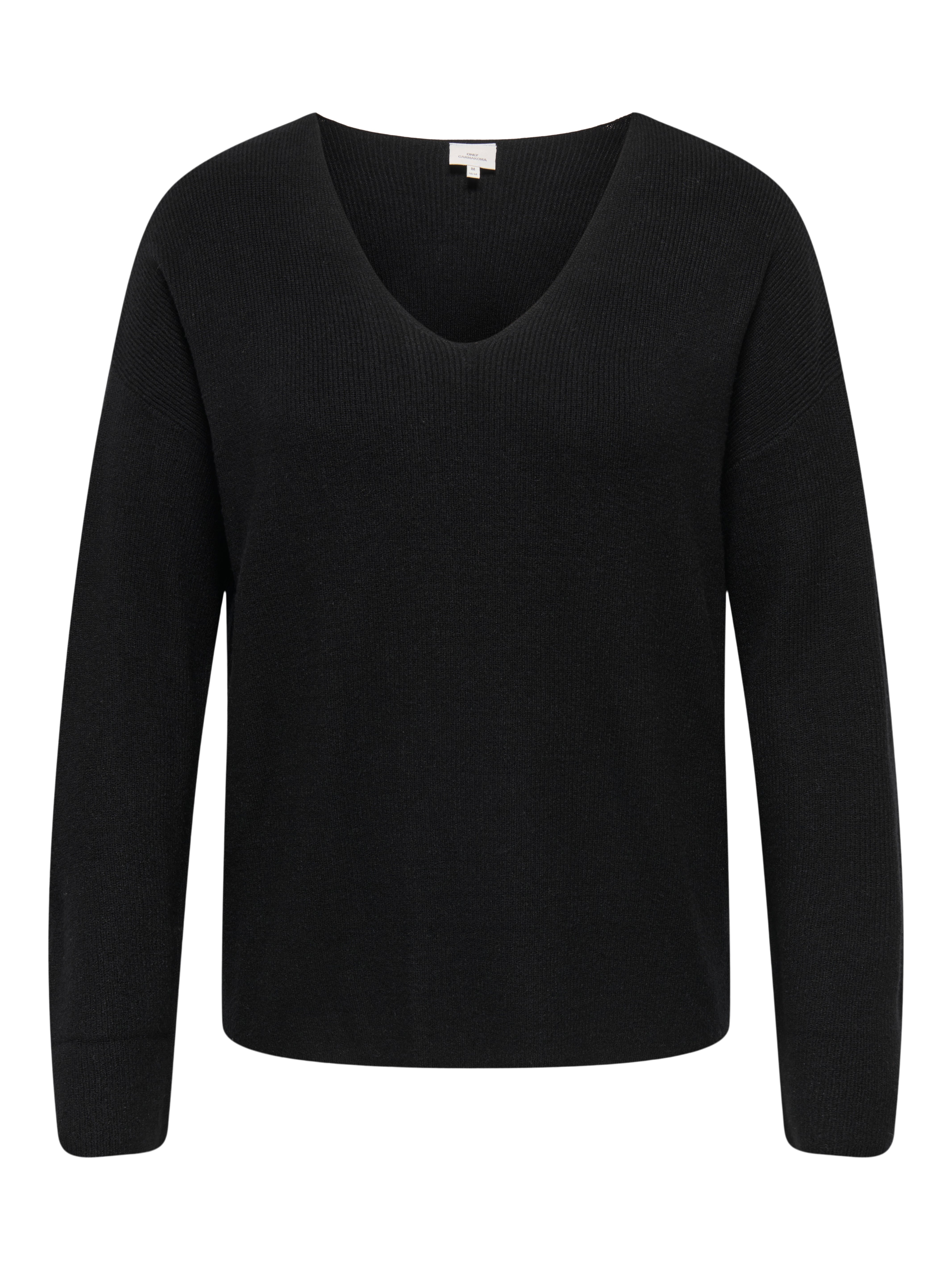 CARIBI Knitted pullover Black