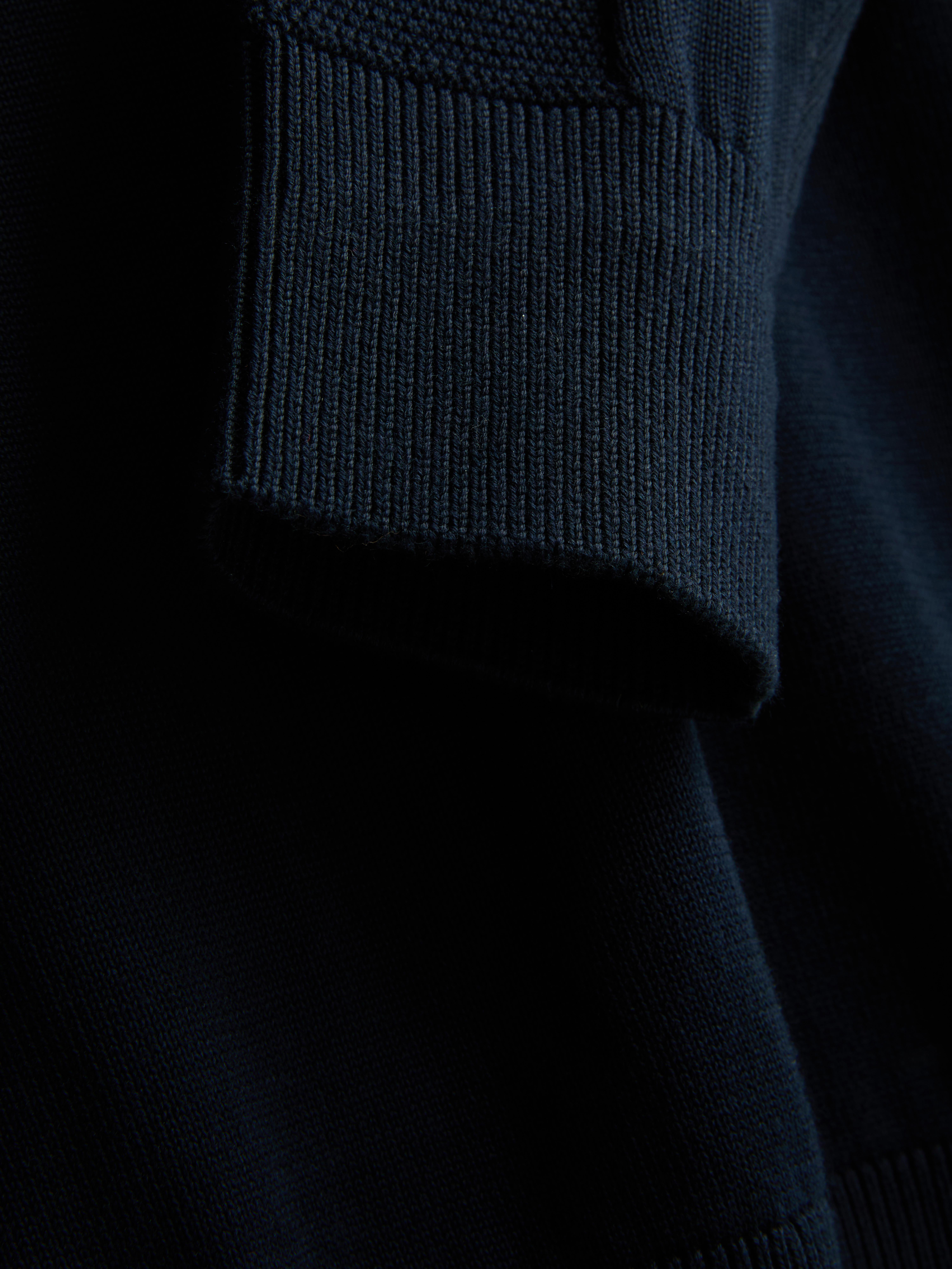 Quarter-Zip Sweater - Navy