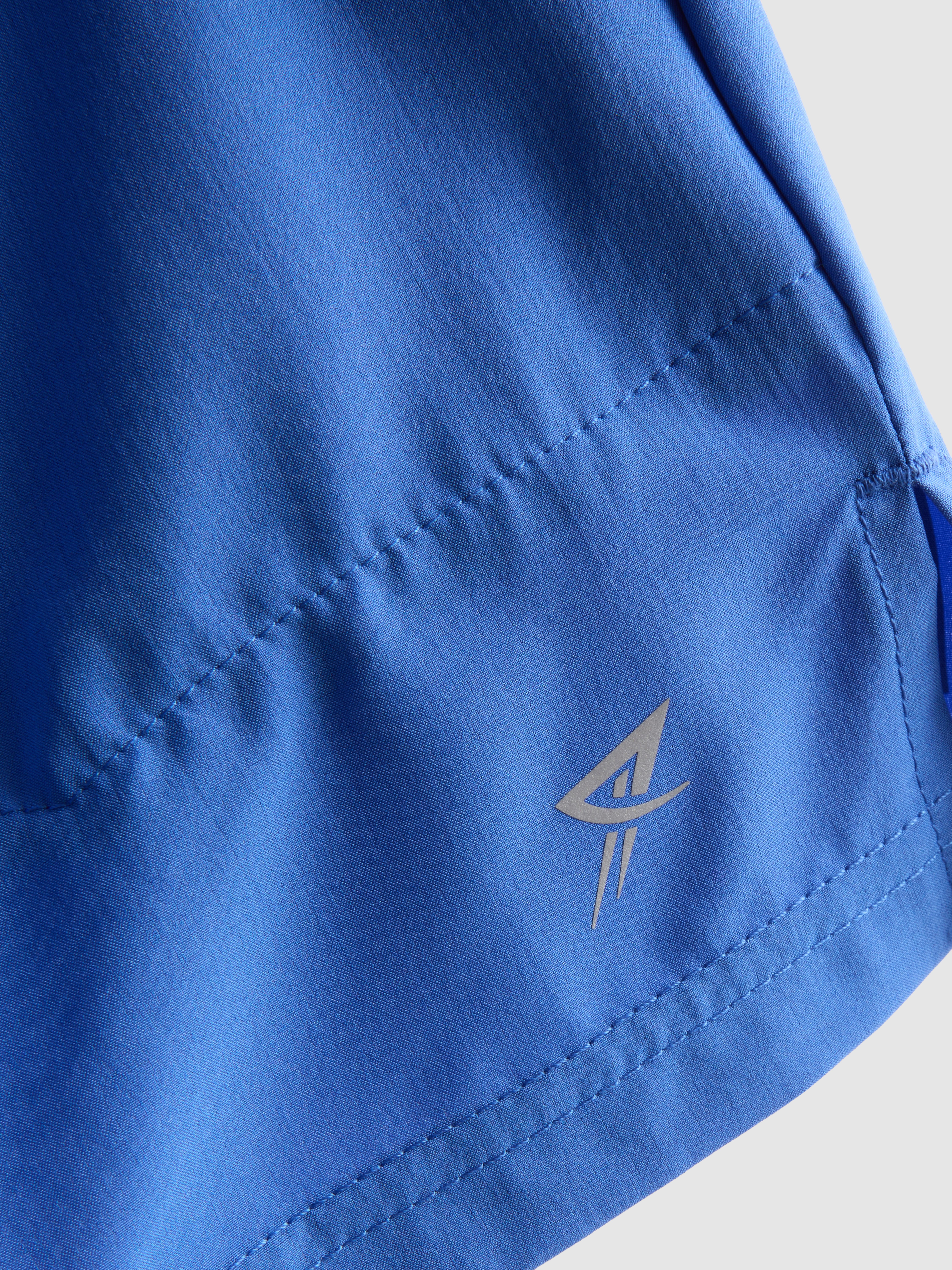 Drawstring Running Shorts - Bright Blue