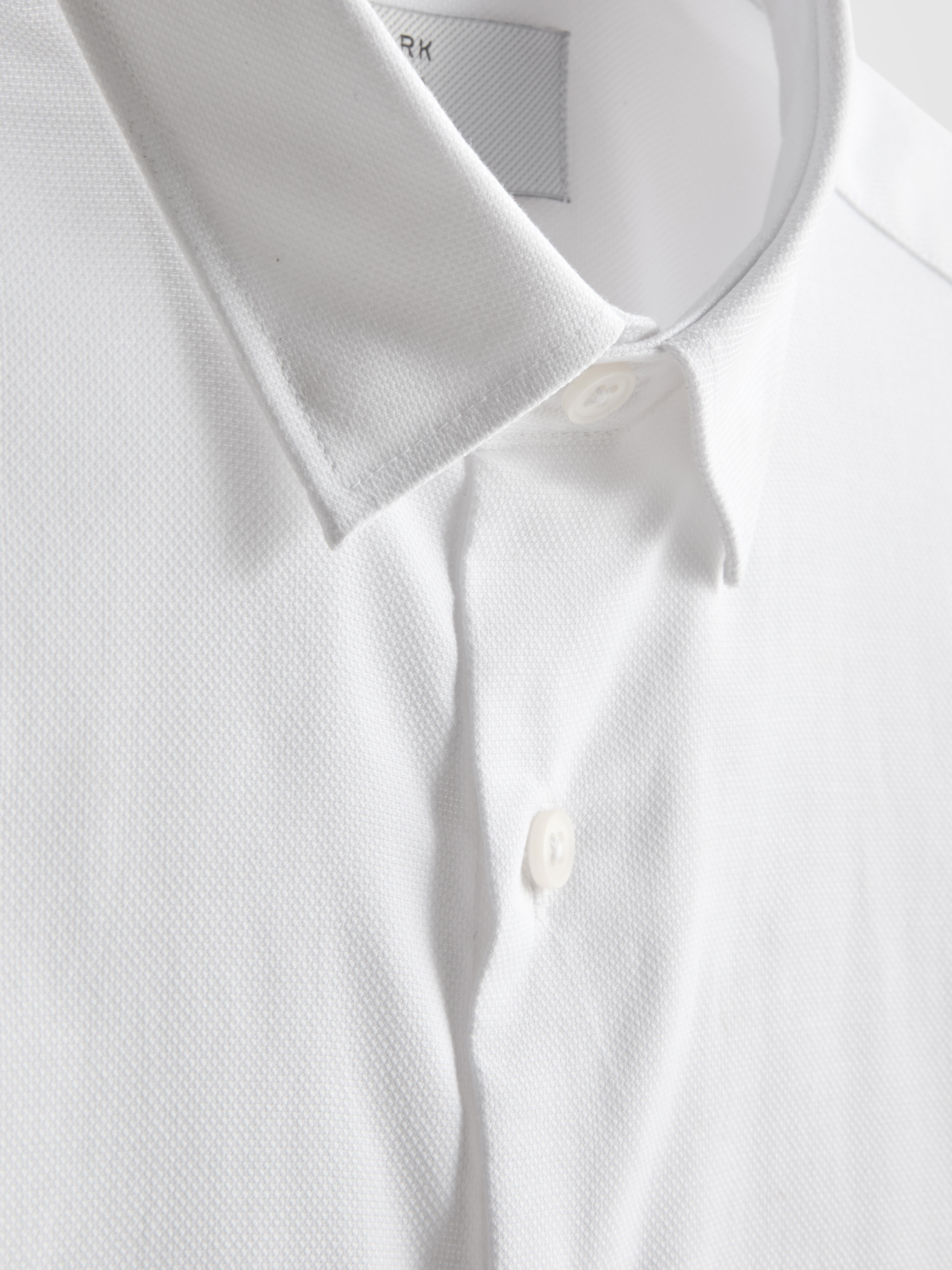 Textured Oxford Shirt - White