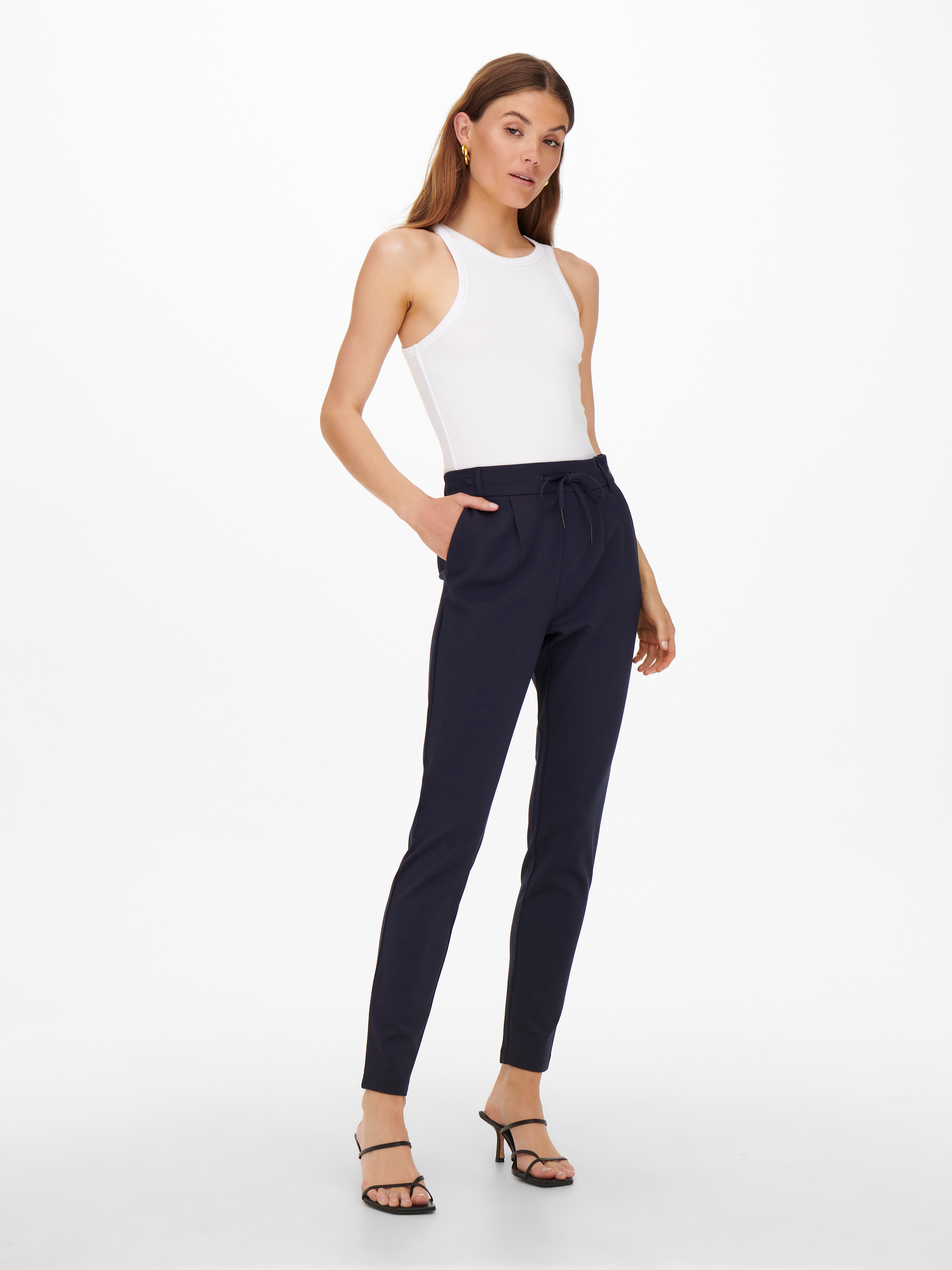 ONLPOPTRASH Regular Fit Trousers Night Sky