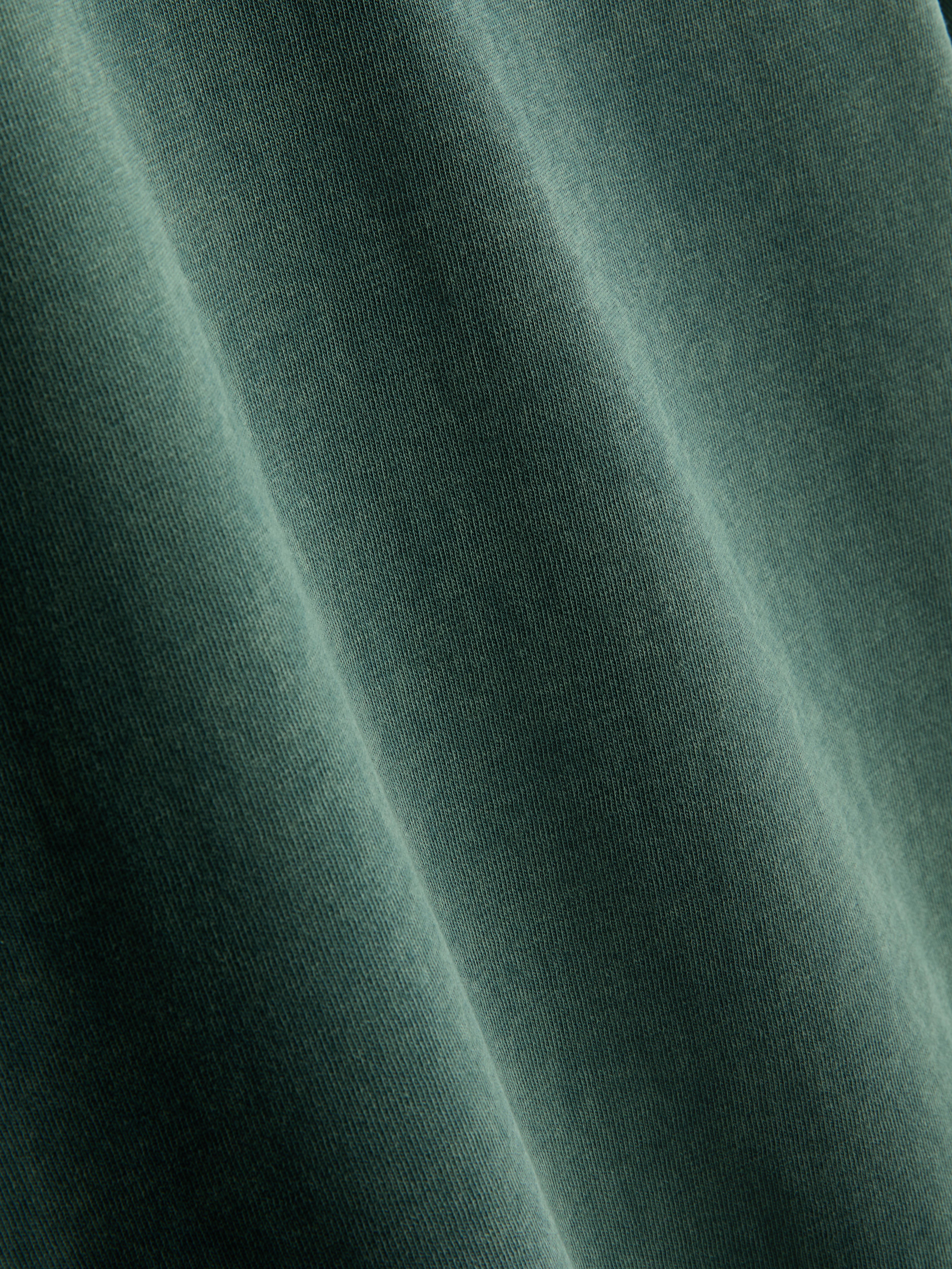 Short Sleeved Washed T-Shirt - Green