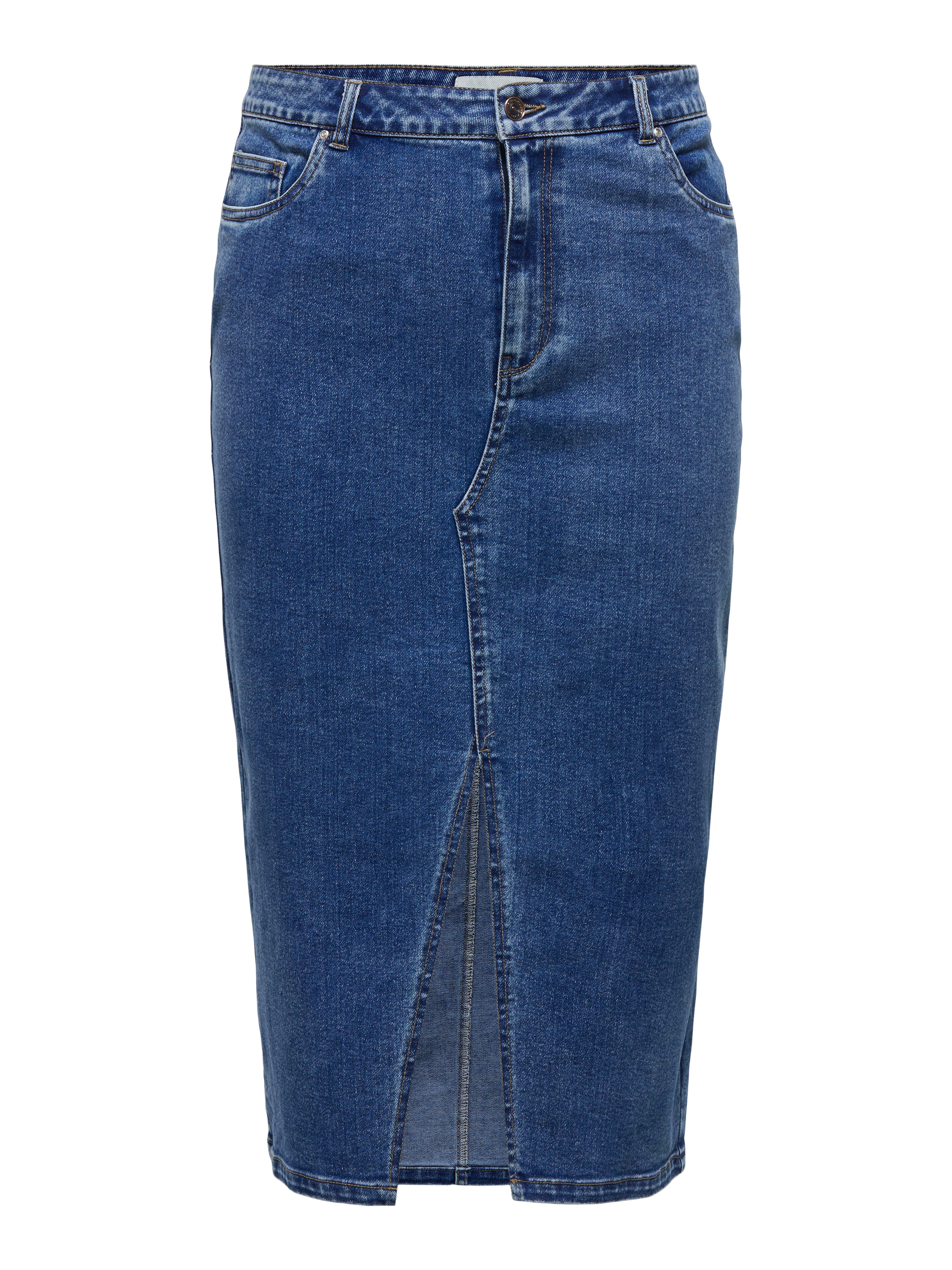 CARSIRI Midi skirt Medium Blue Denim
