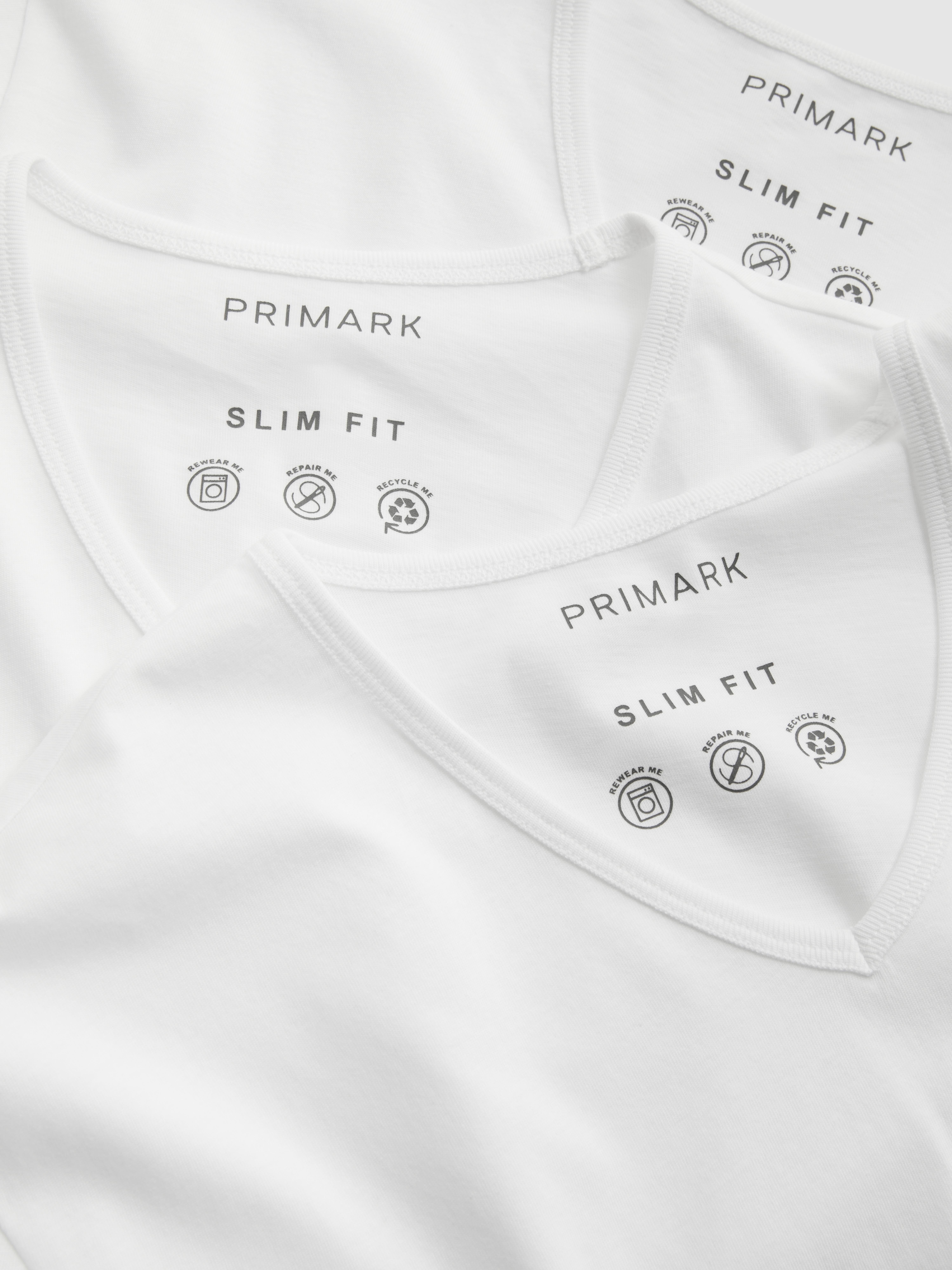 3pk V-Neck T-Shirt - White