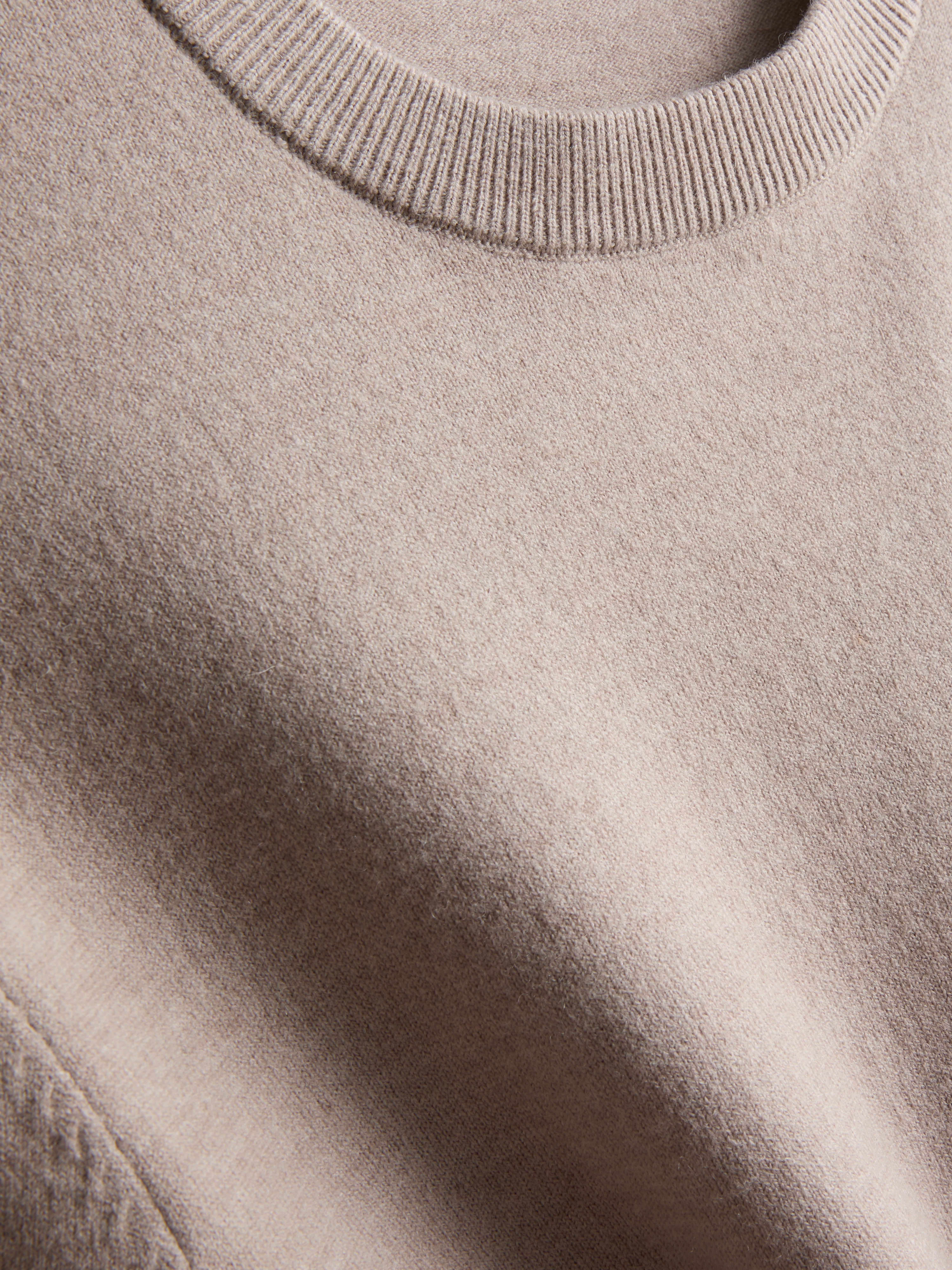 Crew Neck Sweater - Natural