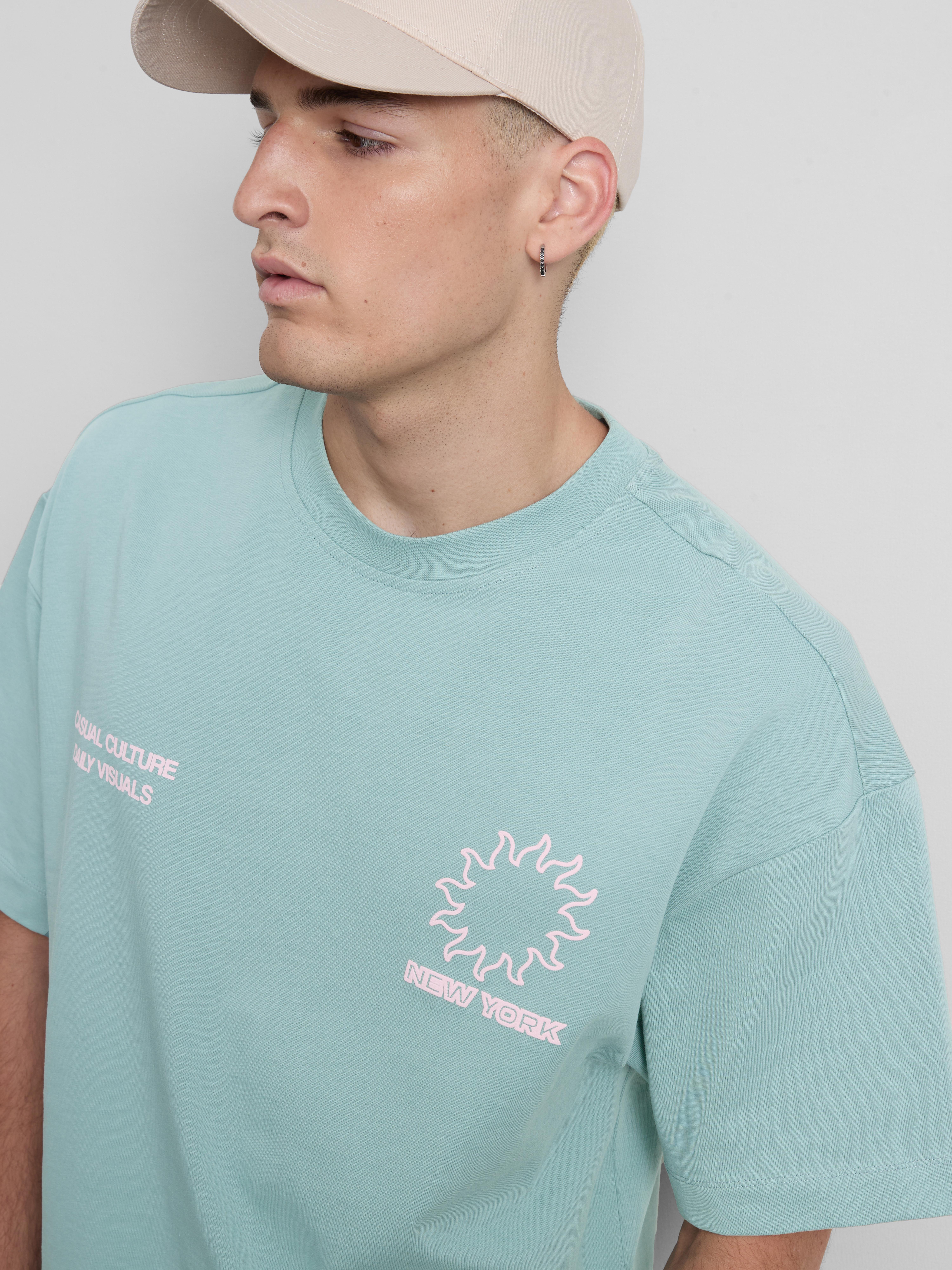 New York Graphic T-Shirt - Green