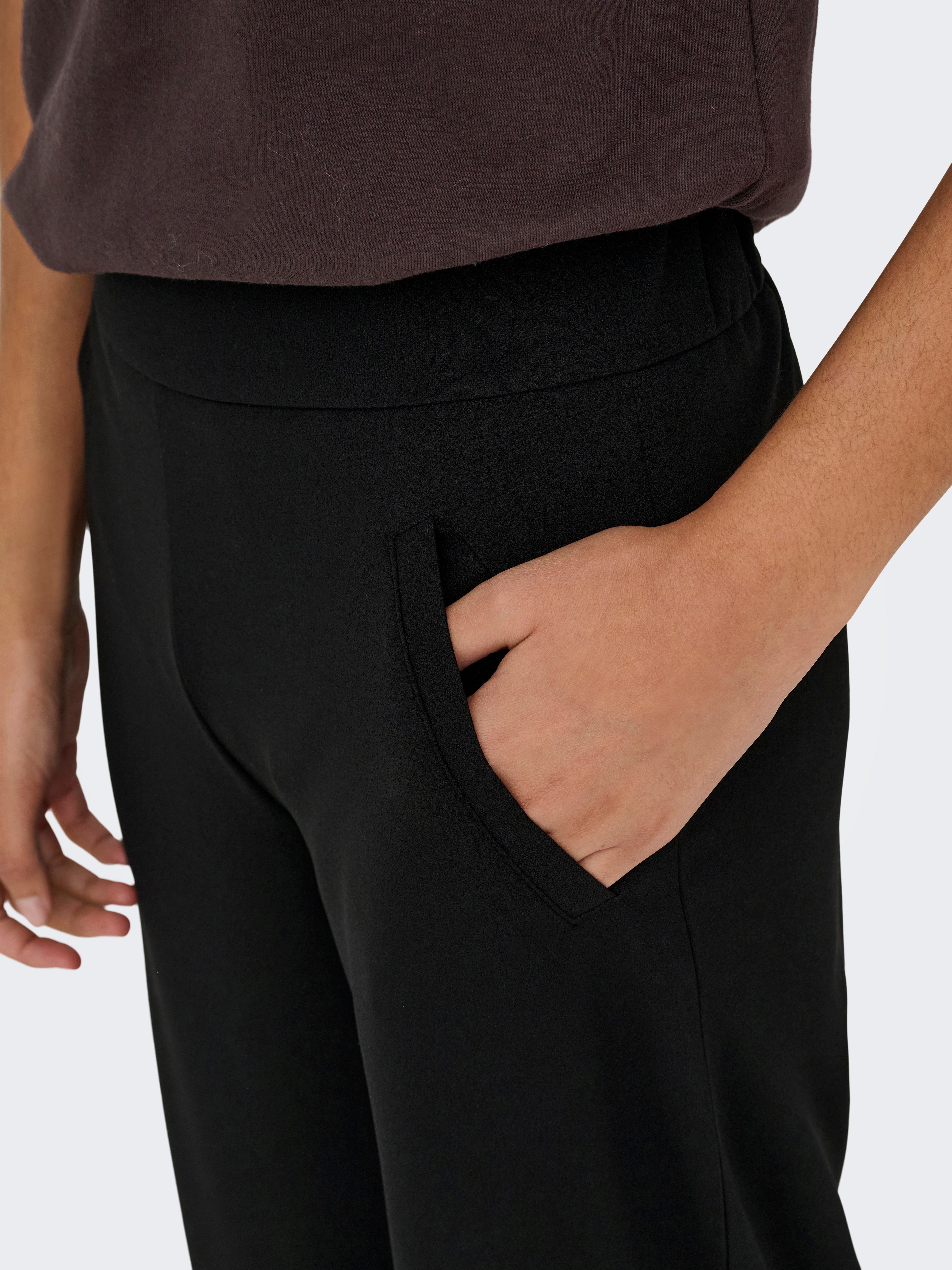 JDYLOUISVILLE Wide Leg Fit Wide-leg trousers Black
