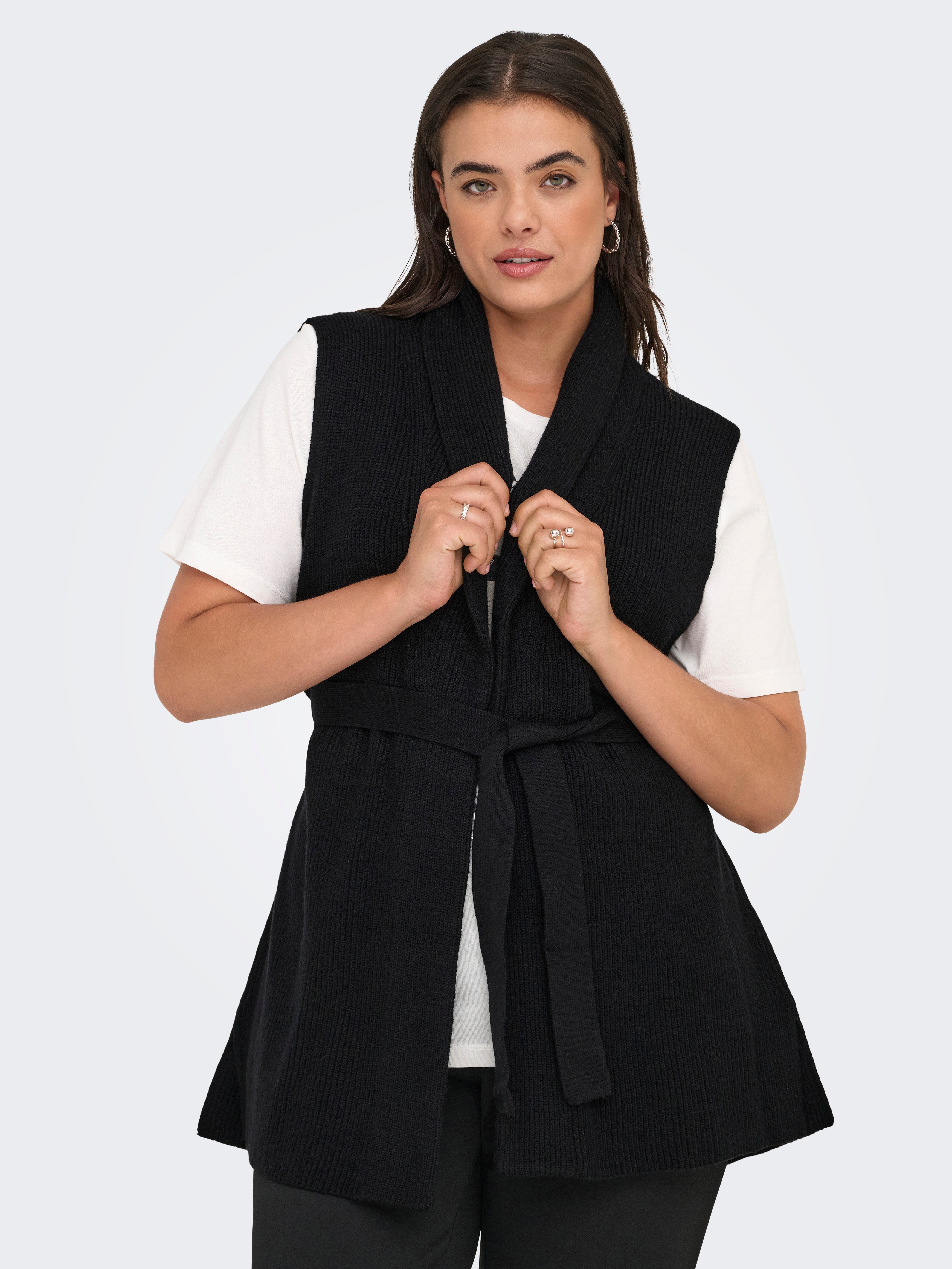 CARKATIA Knitted vest Black