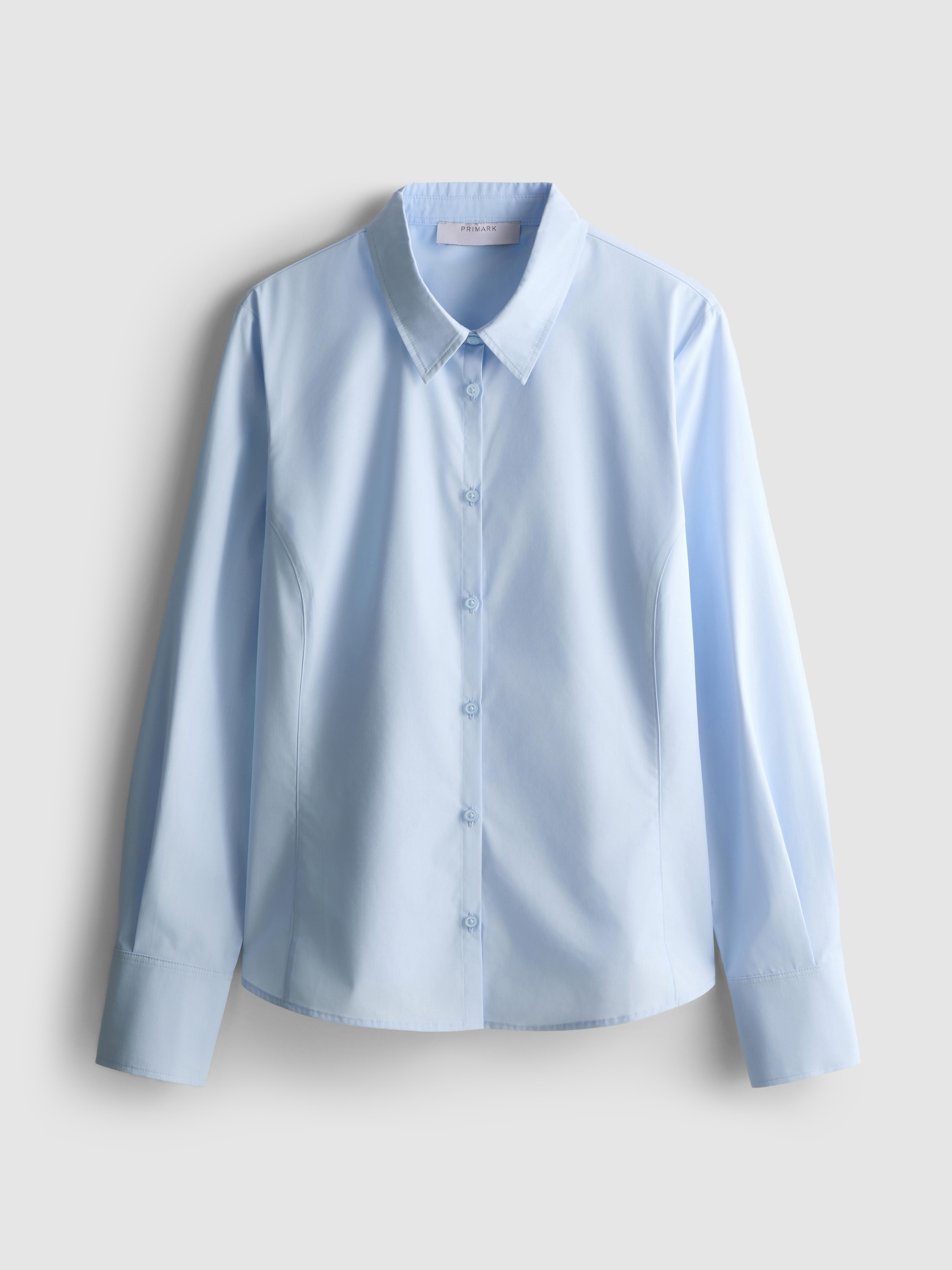 Long Sleeve Workwear Shirt - Blue