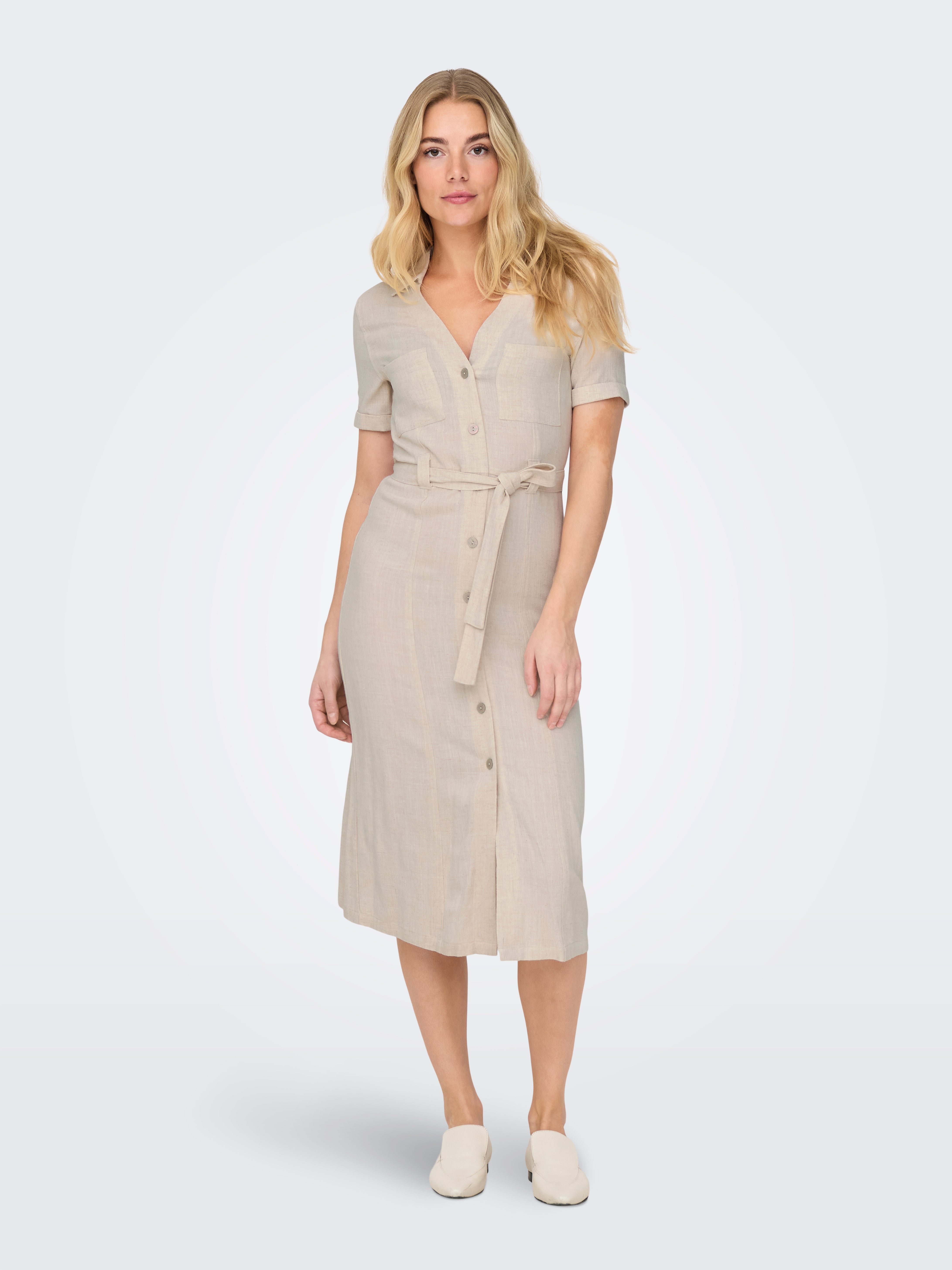 ONLSIESTA Linen Long dress Moonbeam