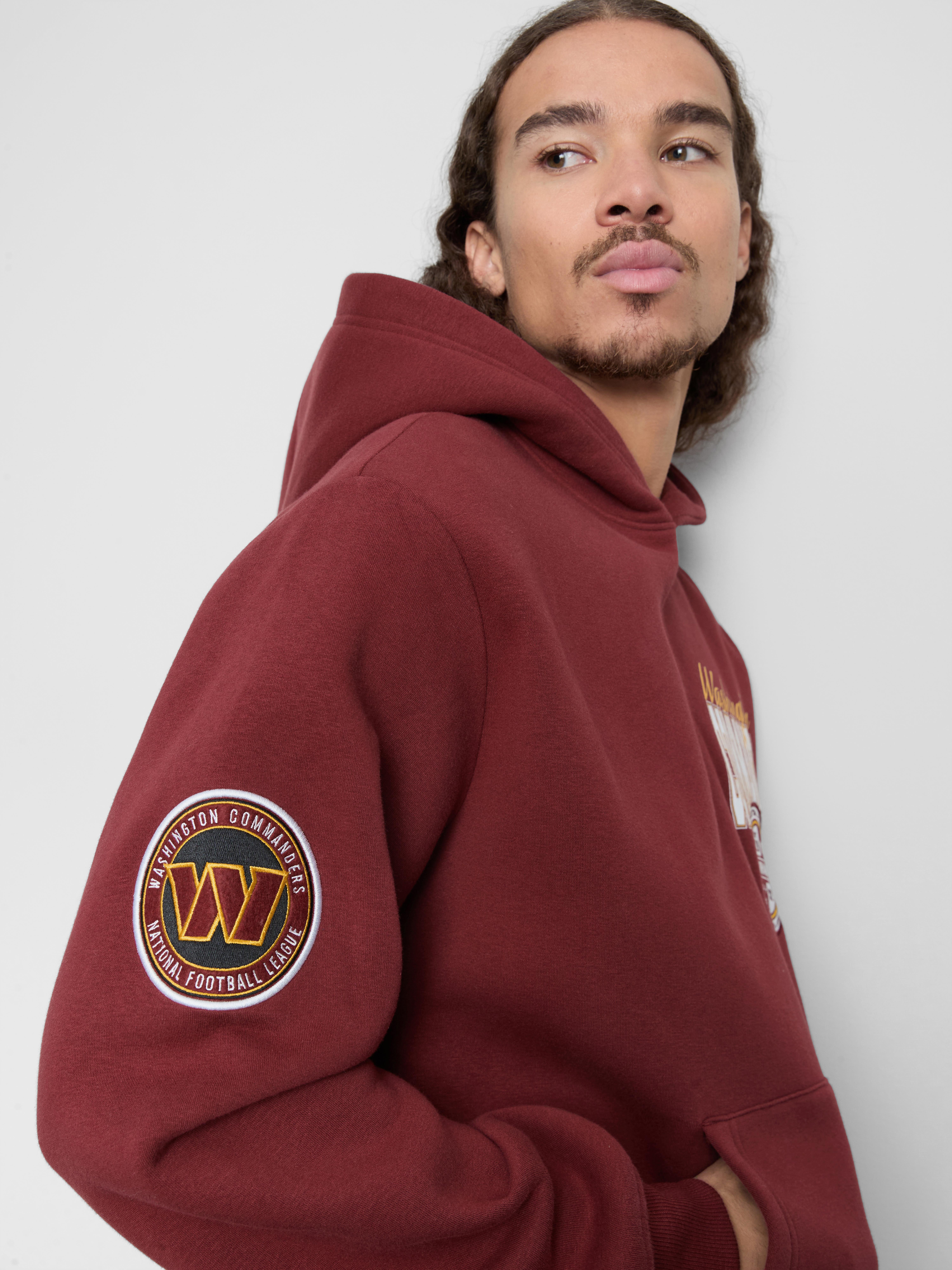 NFL Washington Commanders Cotton-Rich Hoodie - Burgundy