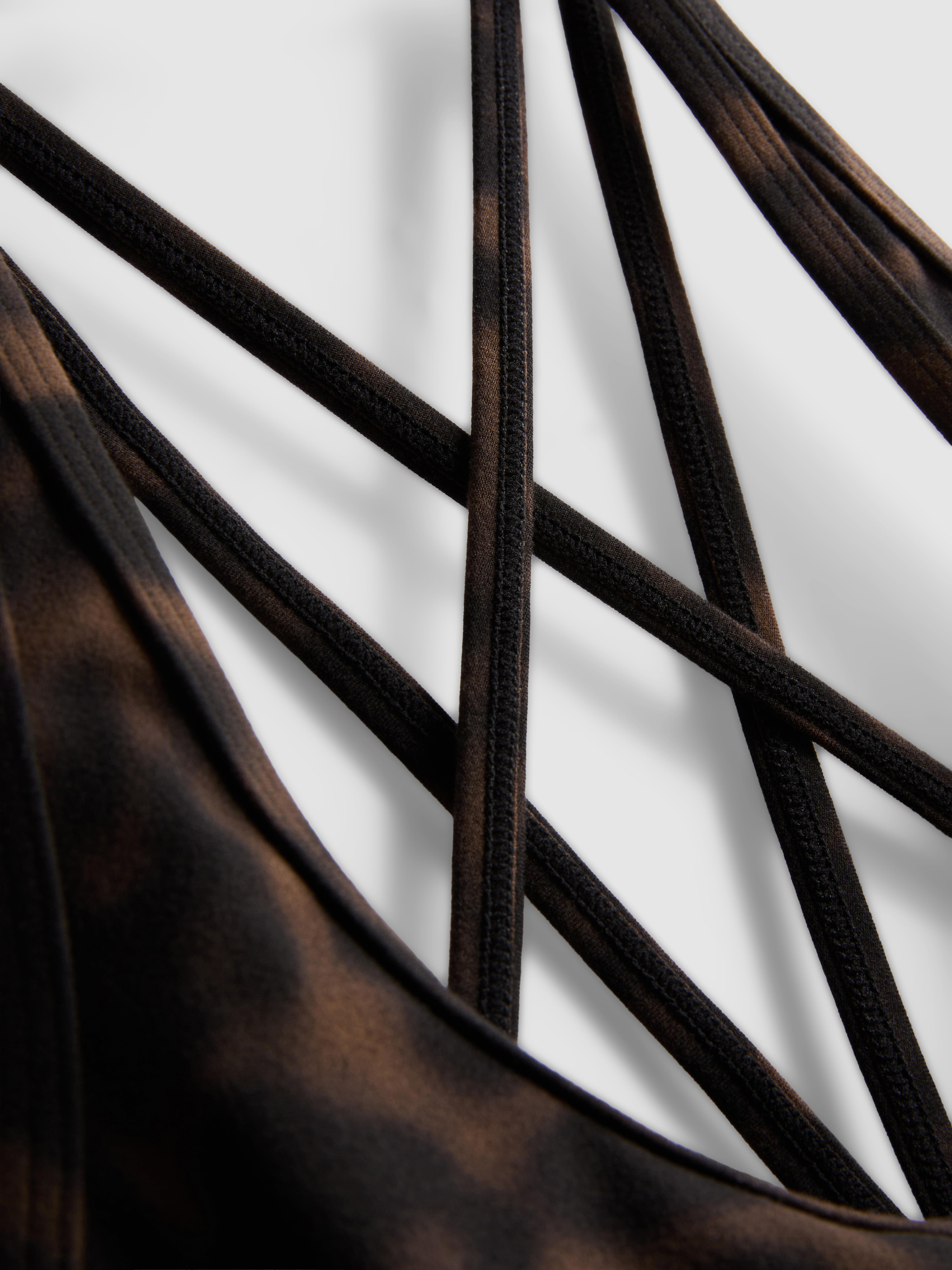 Primark Form | Smooth Support Animal Print Crop Top - Brown