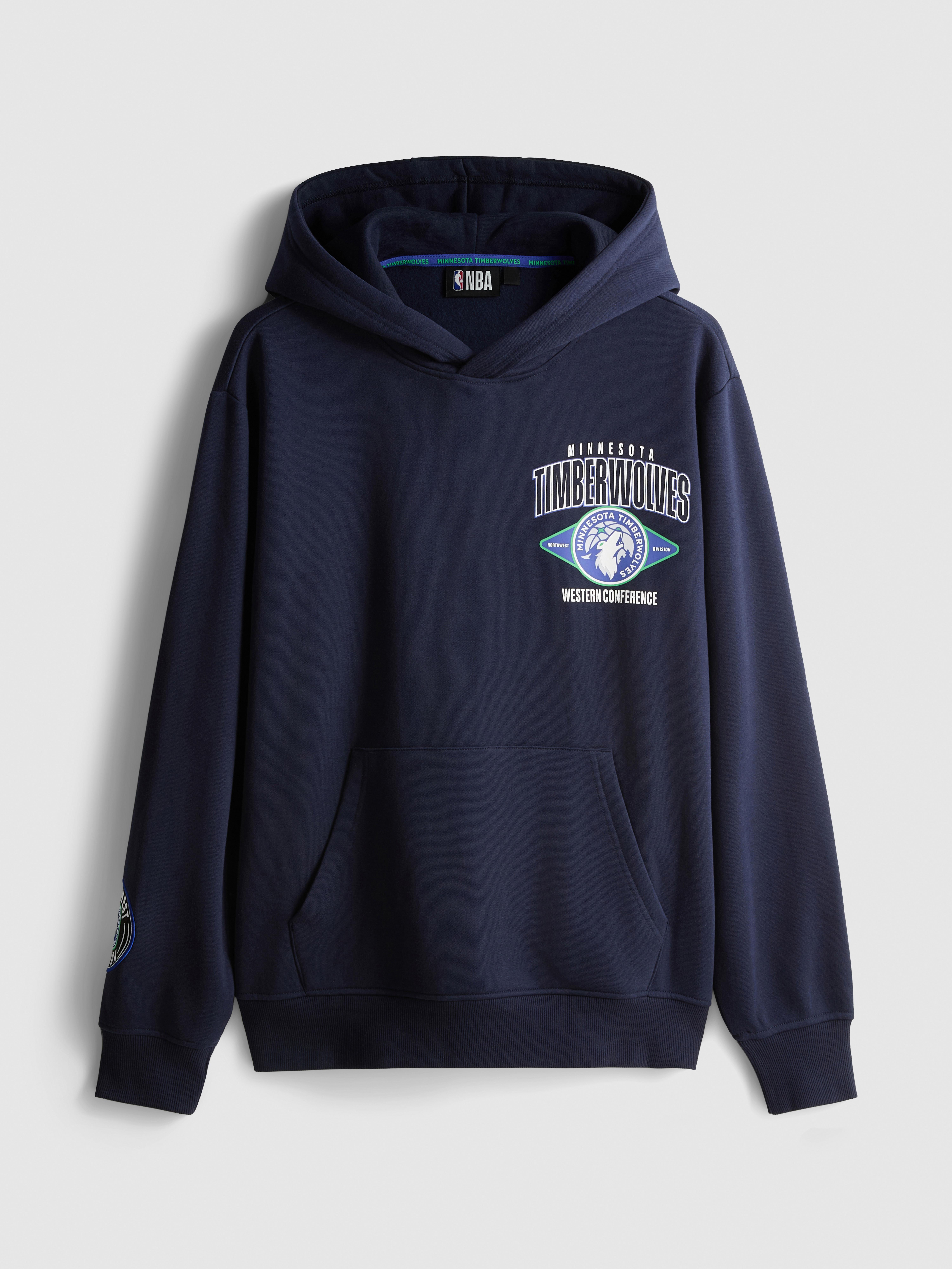 NBA Minnesota Timberwolves Cotton-Rich Hoodie - Navy