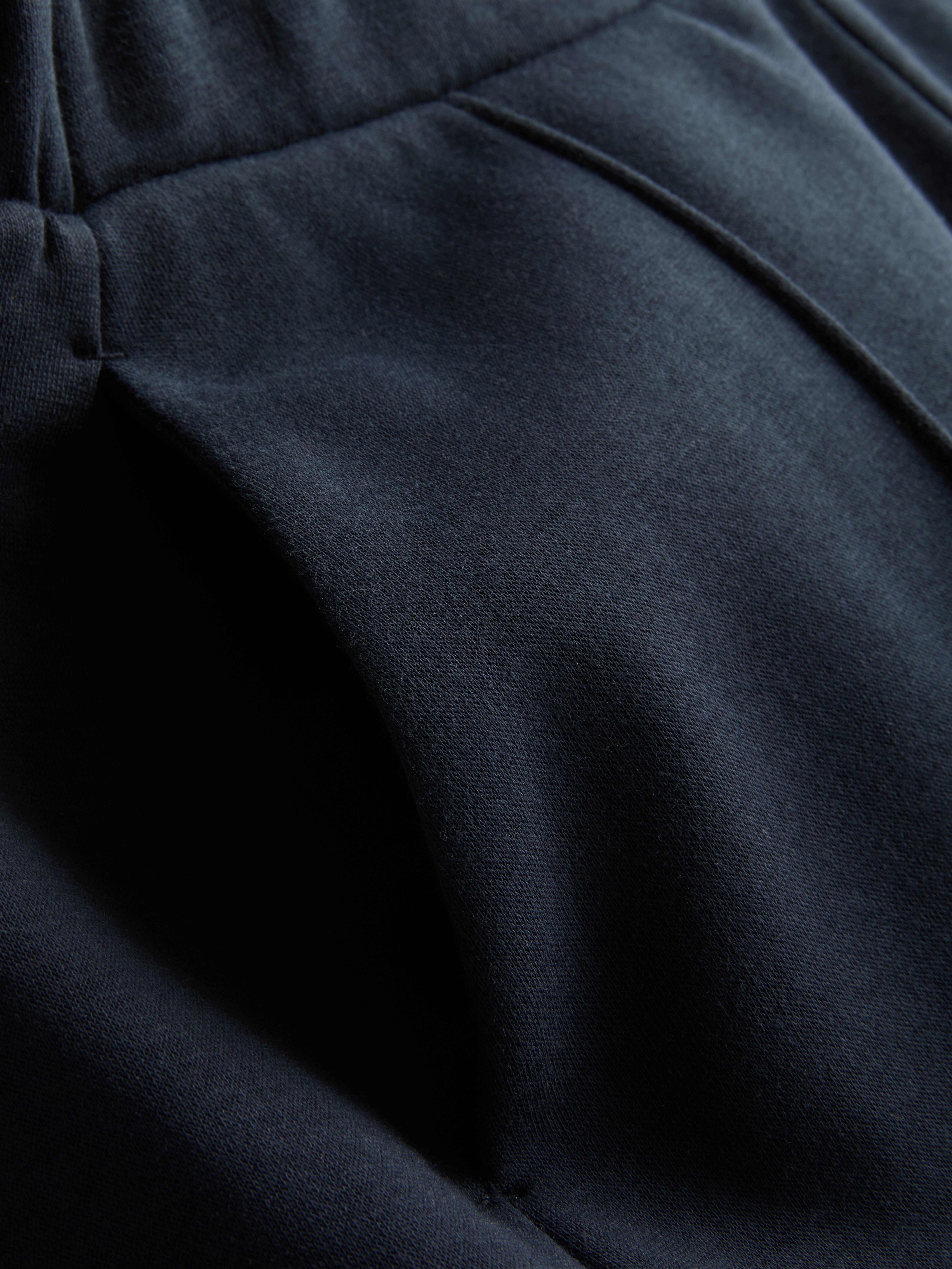 Cotton Rich Straight Leg Sweatpants - Navy
