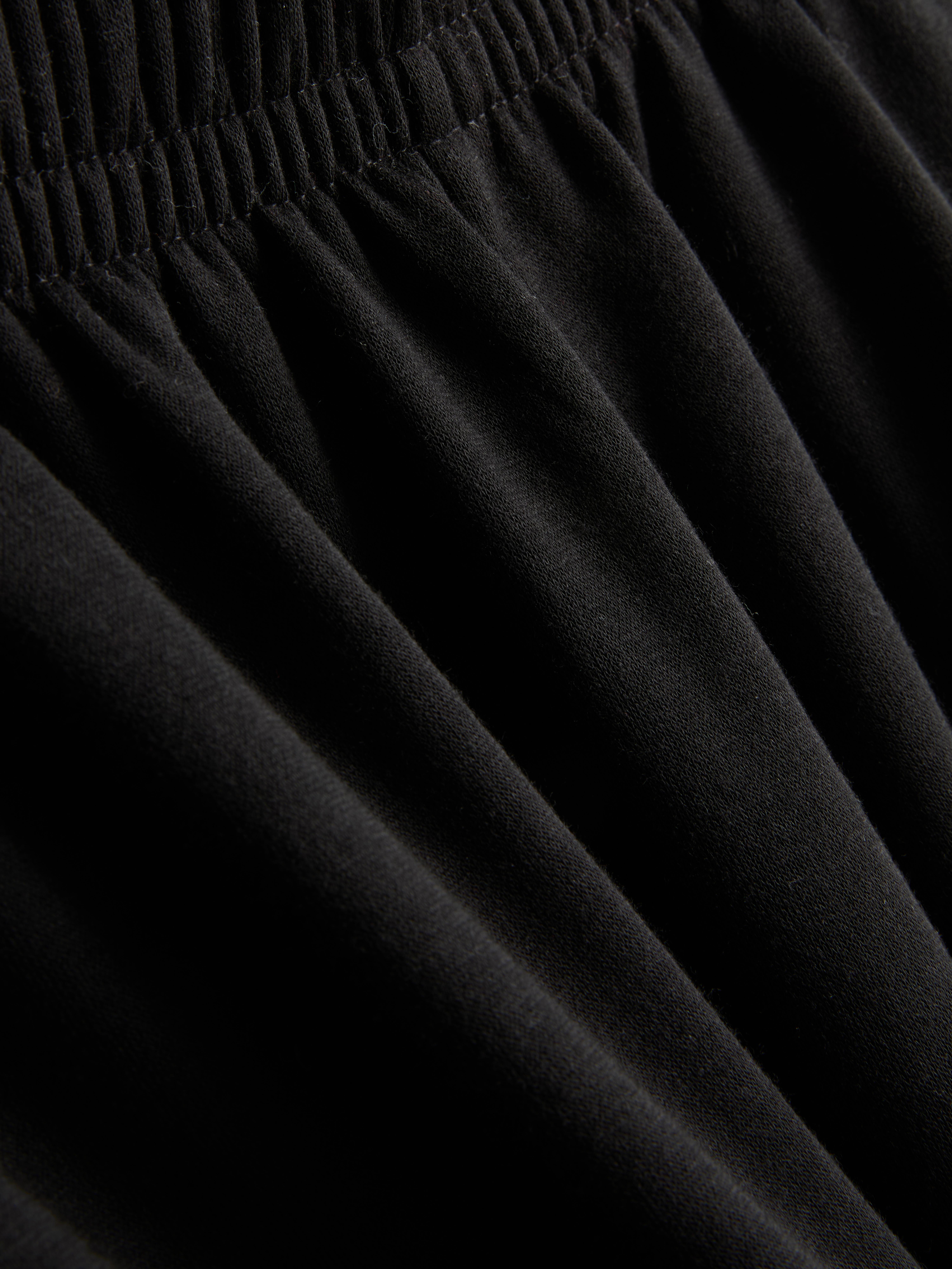 Relaxed Cuffed Joggers - Black