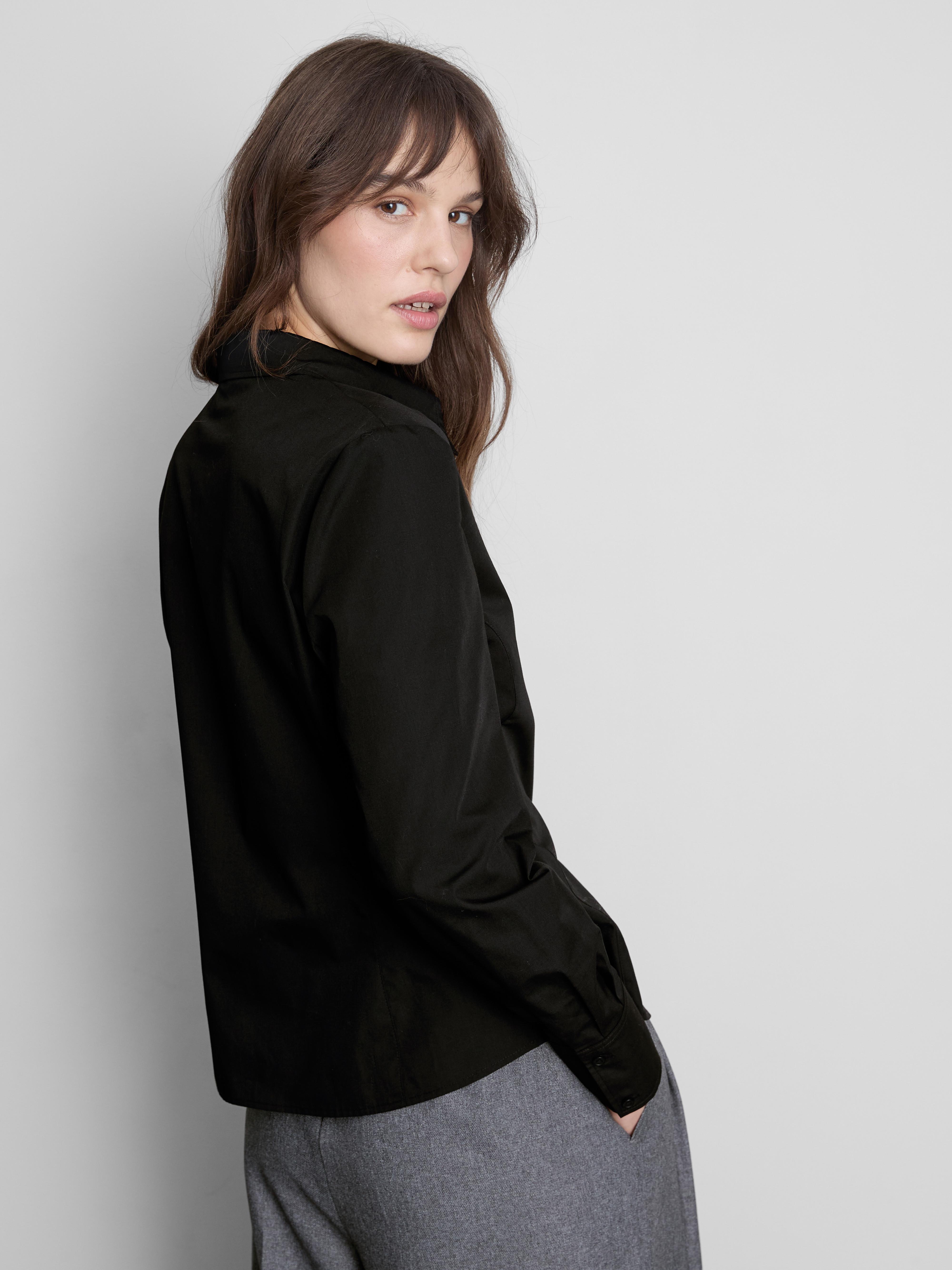 Long Sleeve Workwear Shirt - Black