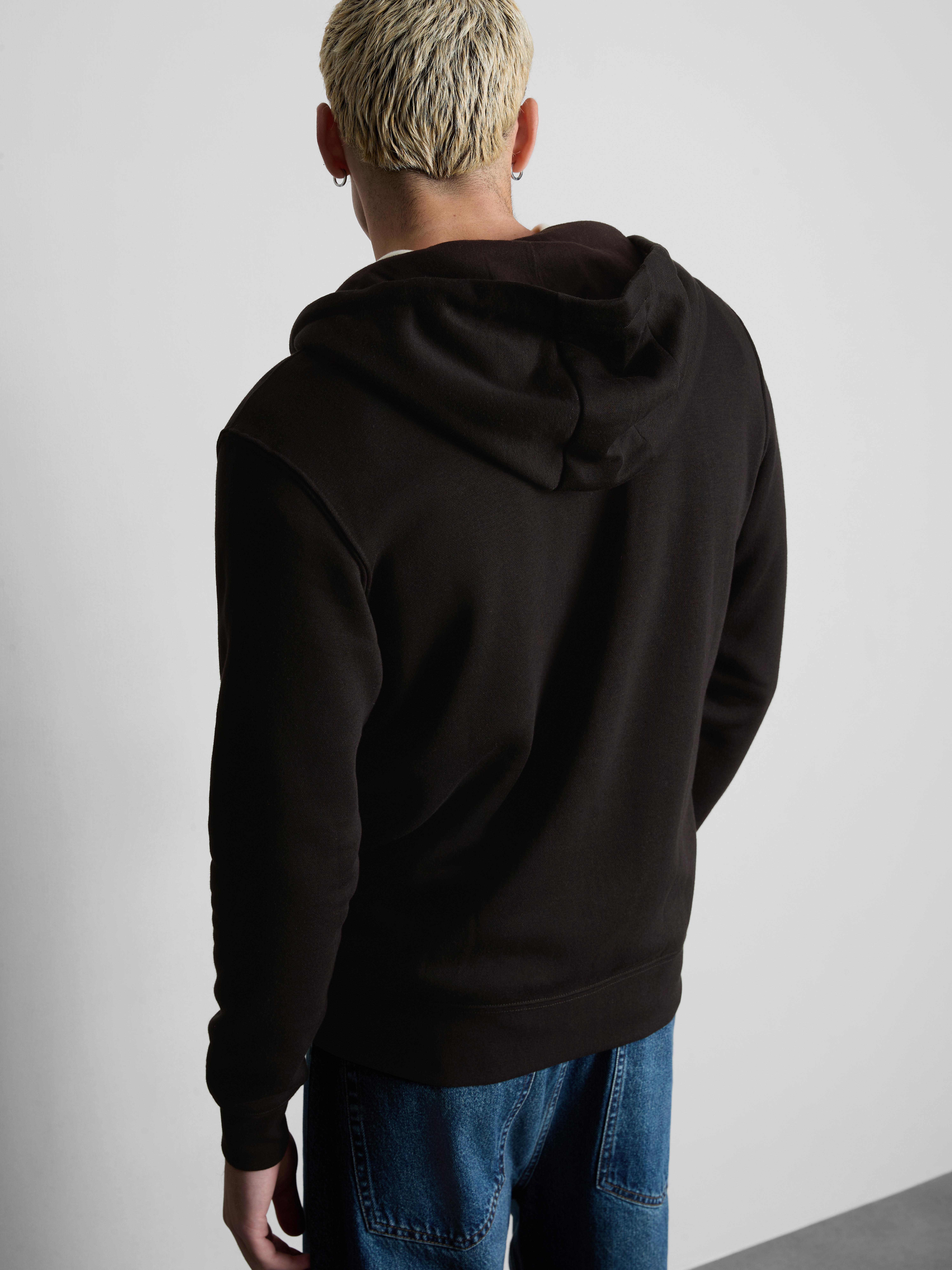 Zip Hoodie - Black