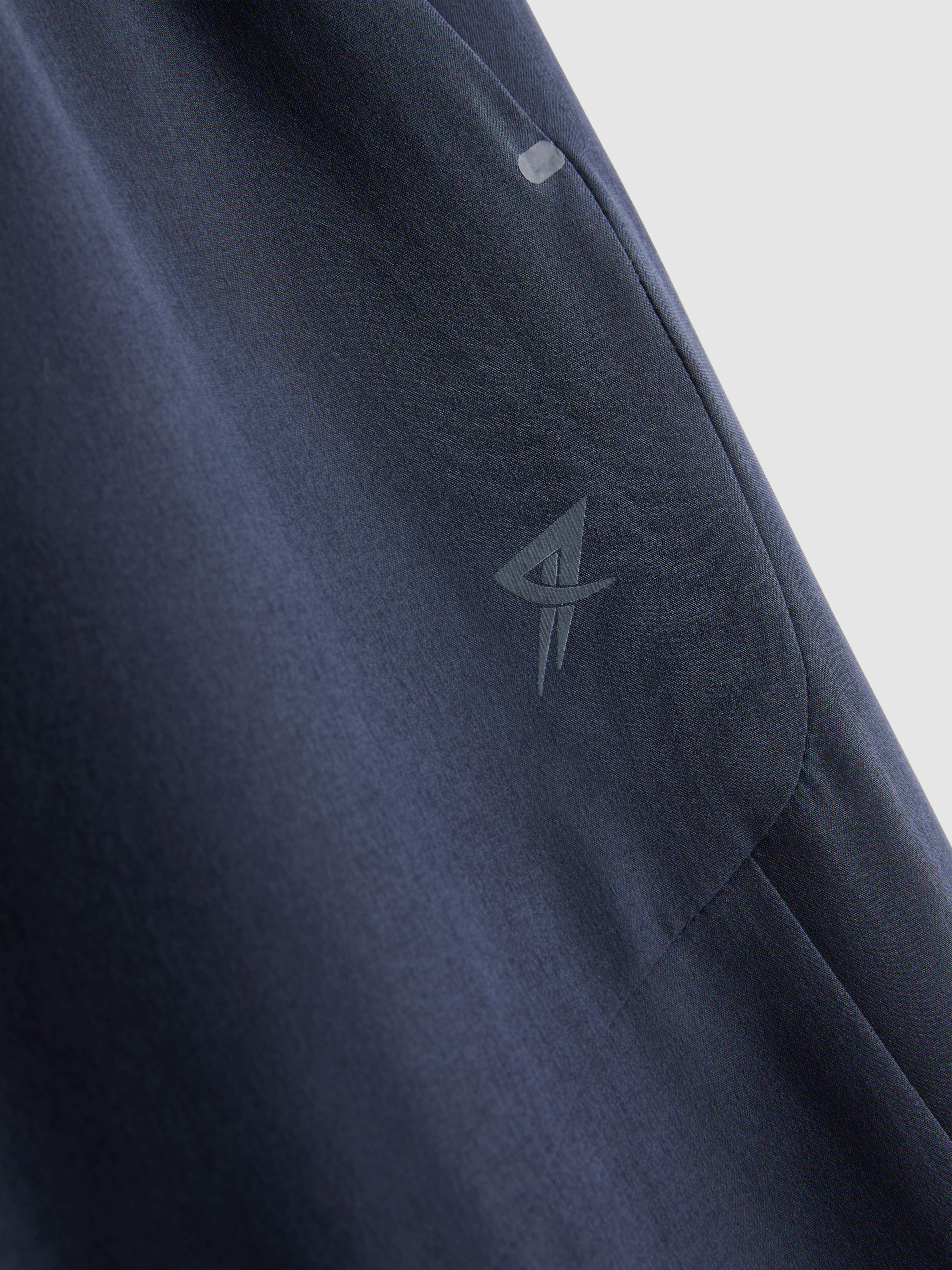 Elastic Gym Pants - Navy