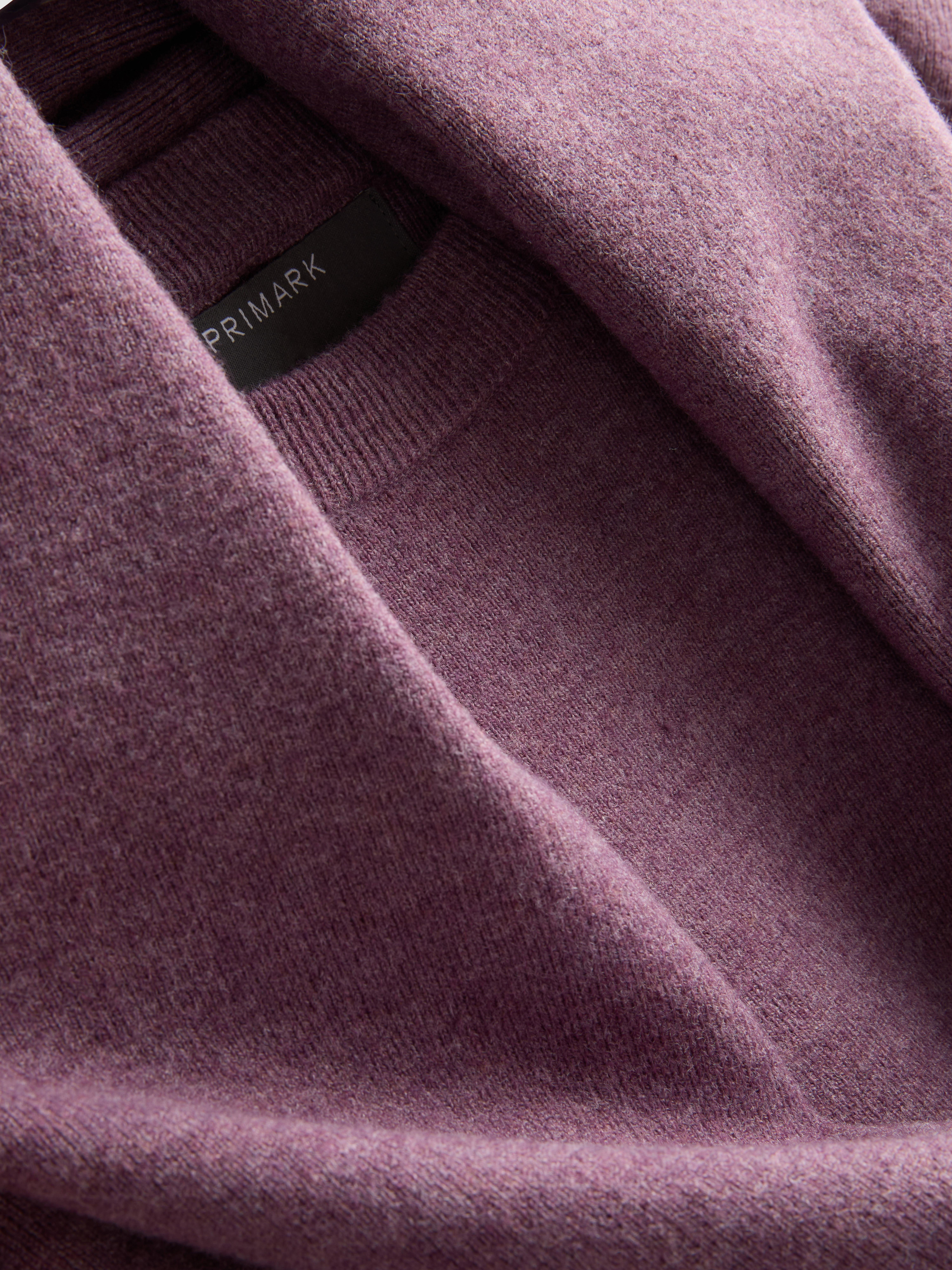 Paula Echevarría Scarf Detail Sweater - Light Purple