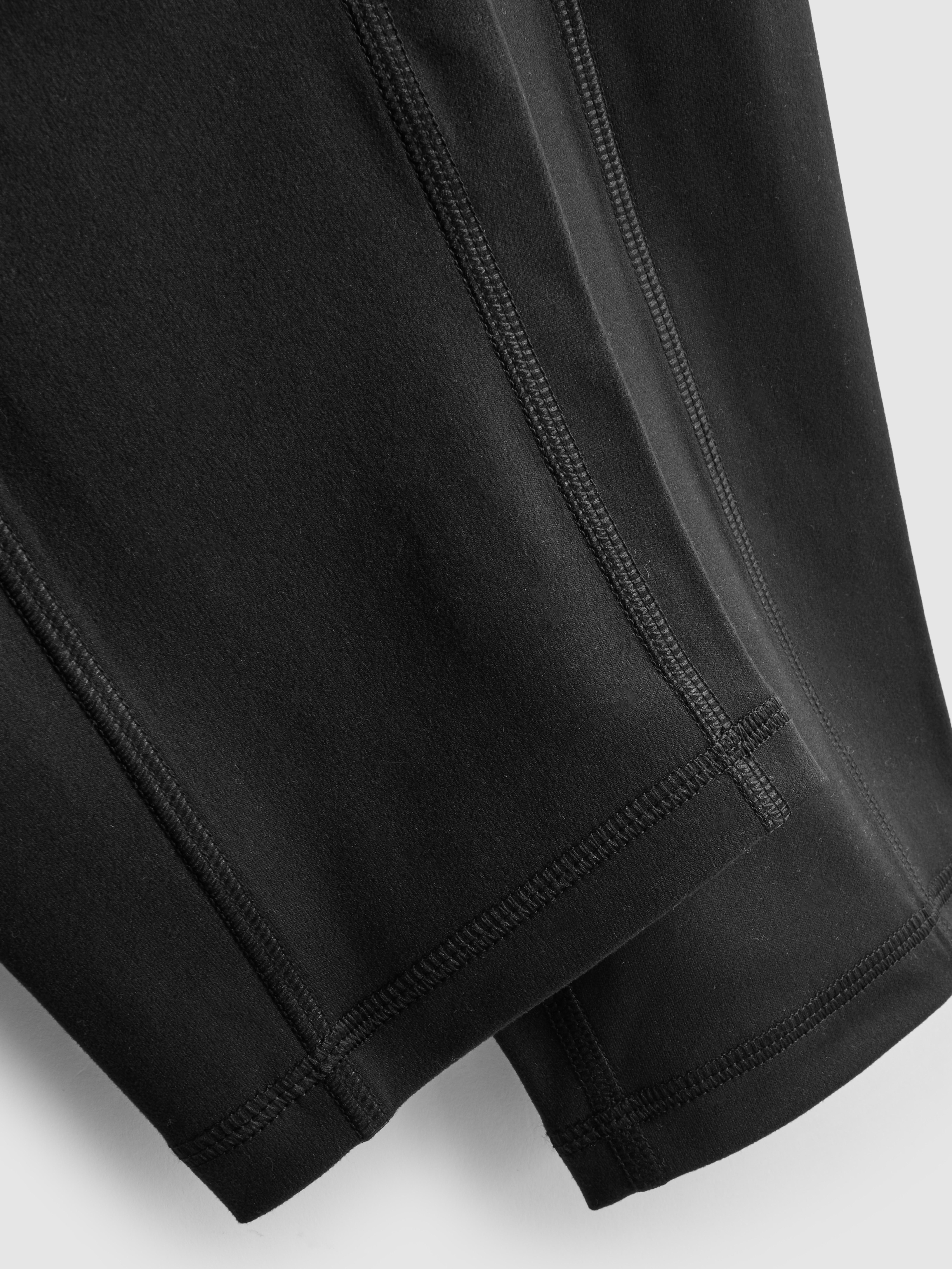 High Waisted Active Capri Leggings - Black