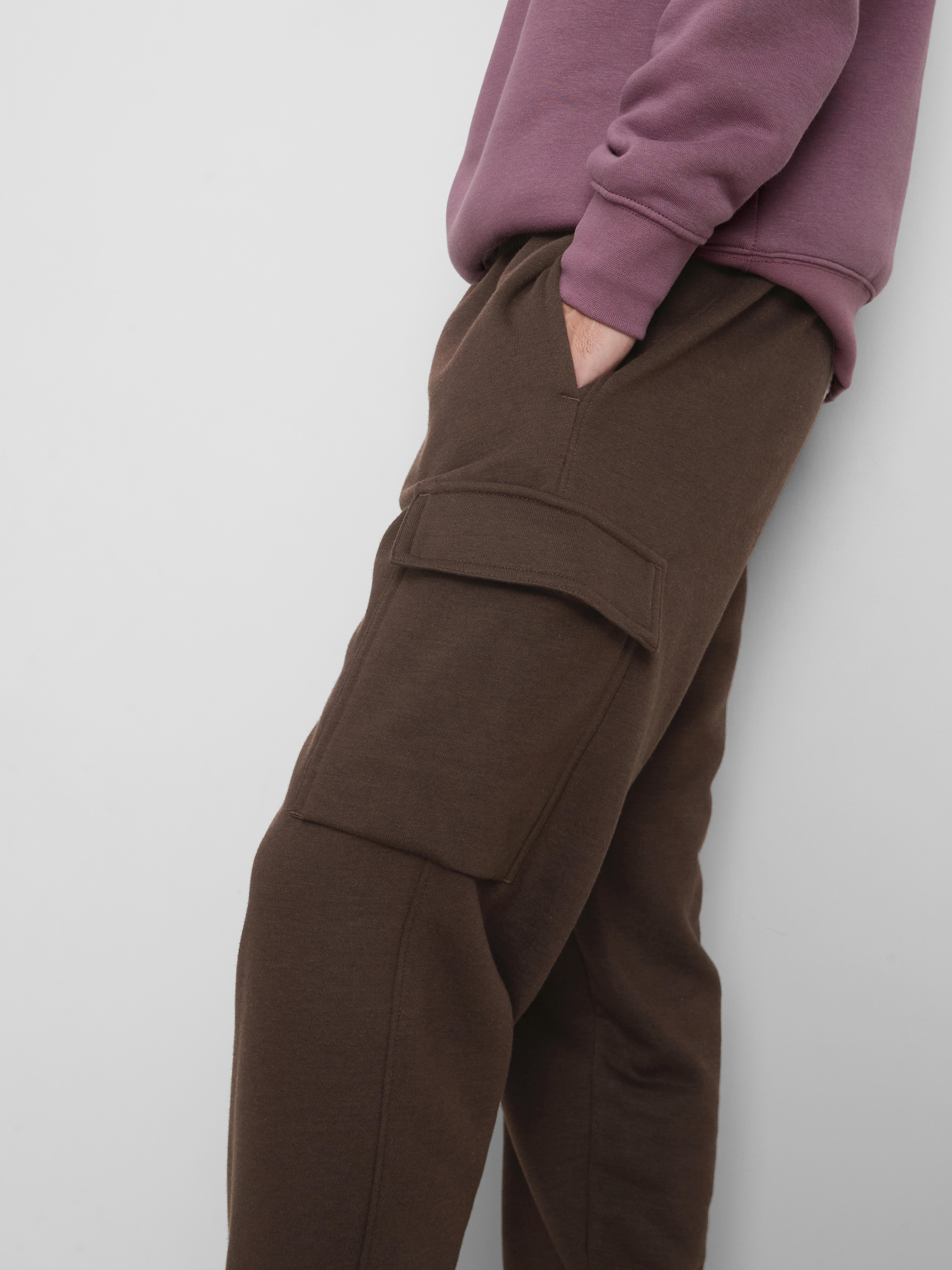 Essential Cargo Joggers - Brown
