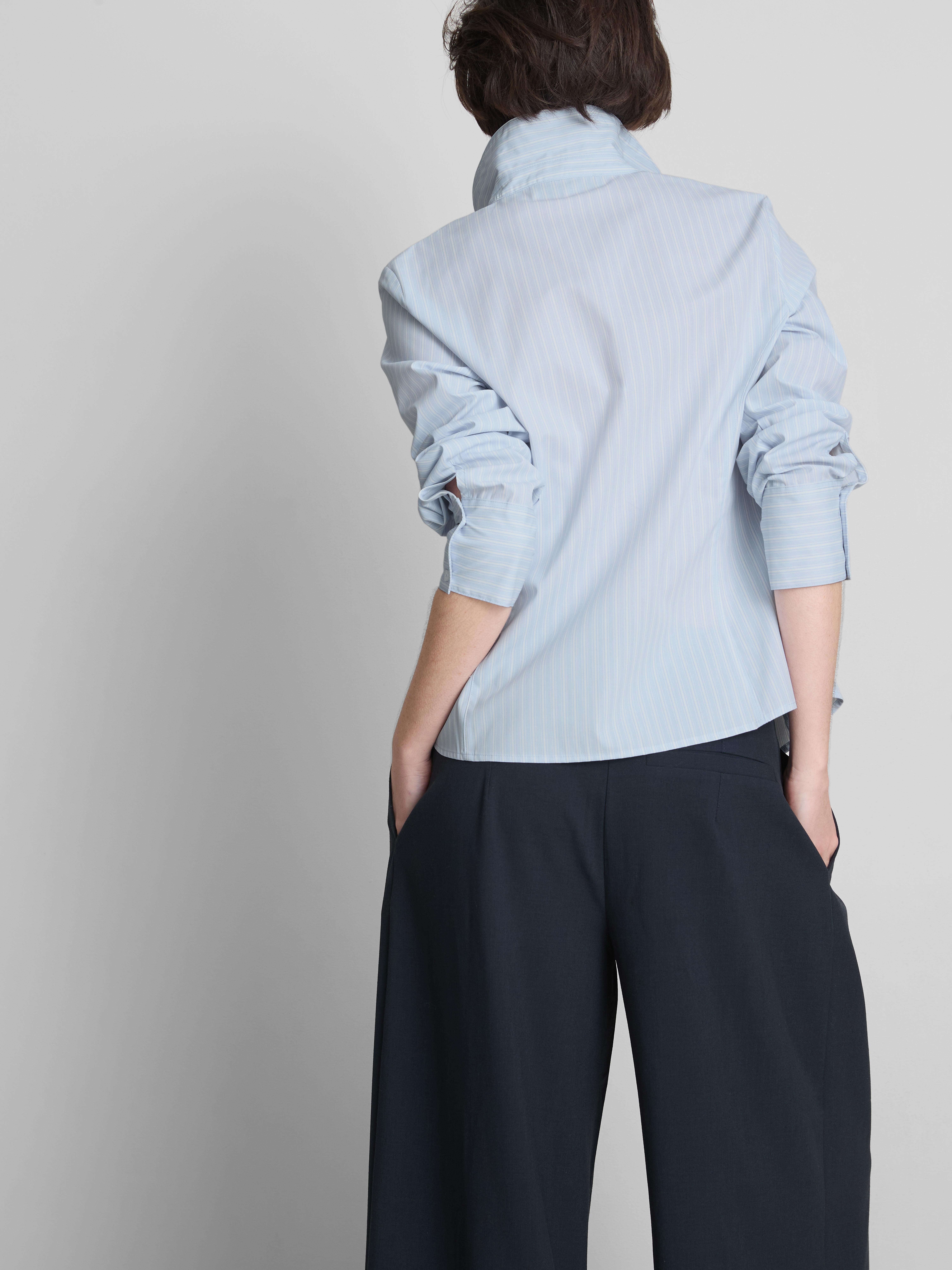 Long Sleeve Workwear Shirt - Mid Blue