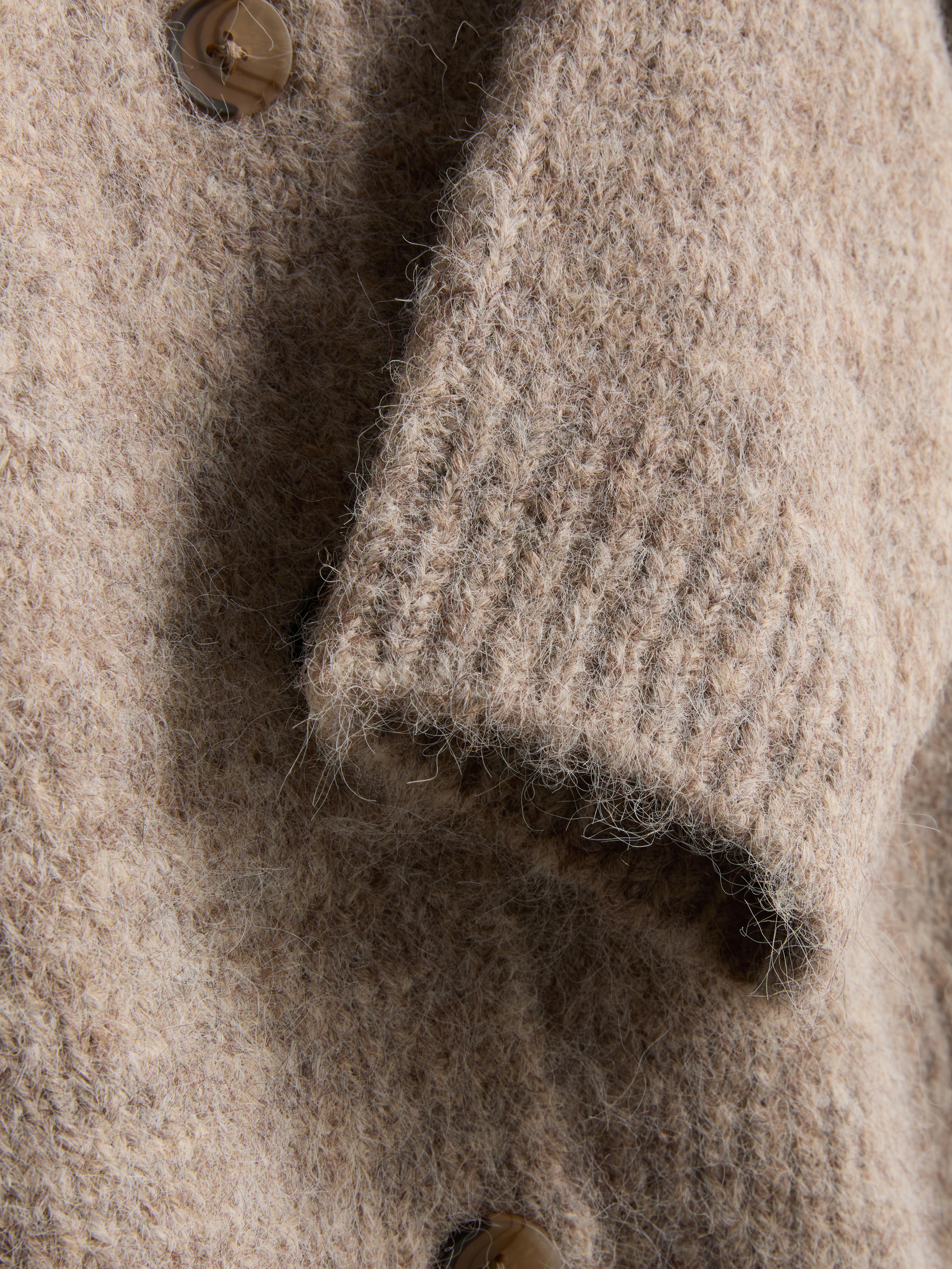 The Primark Scene | Boxy Knitted Cardigan - Taupe