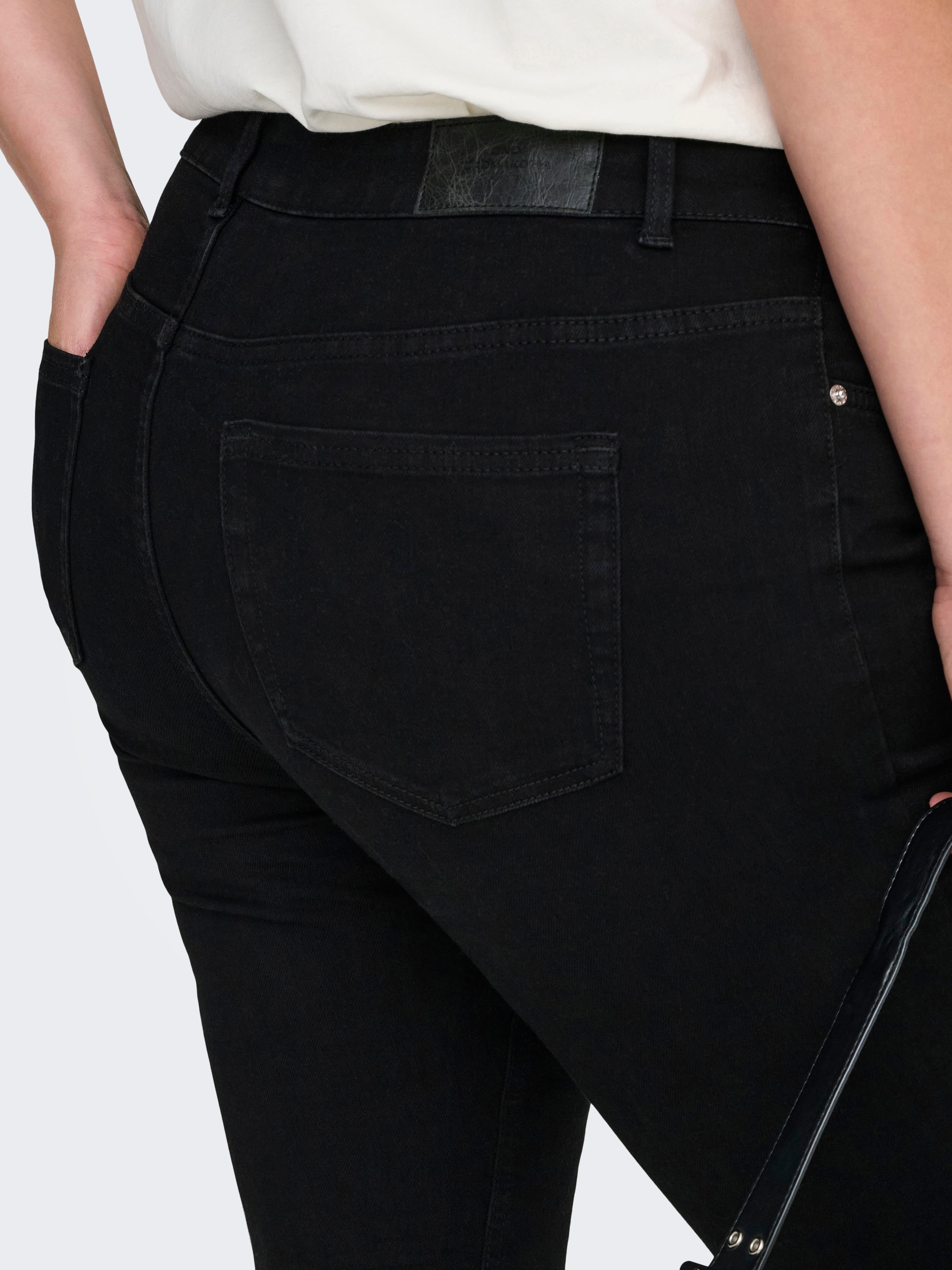 CARWILLY Skinny Fit Jeans Black Denim